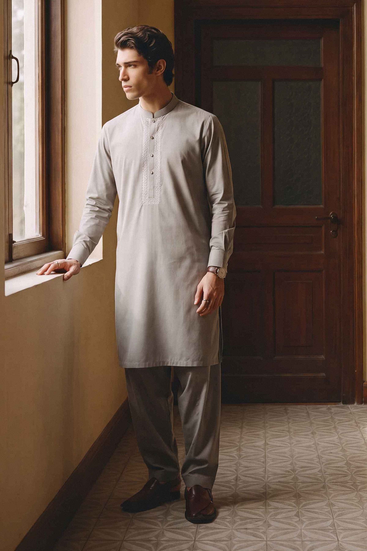 2 Piece - Embroidered Suit - NLWS26-10 – Men’s Stitched Collection | Nishat | Shop Online