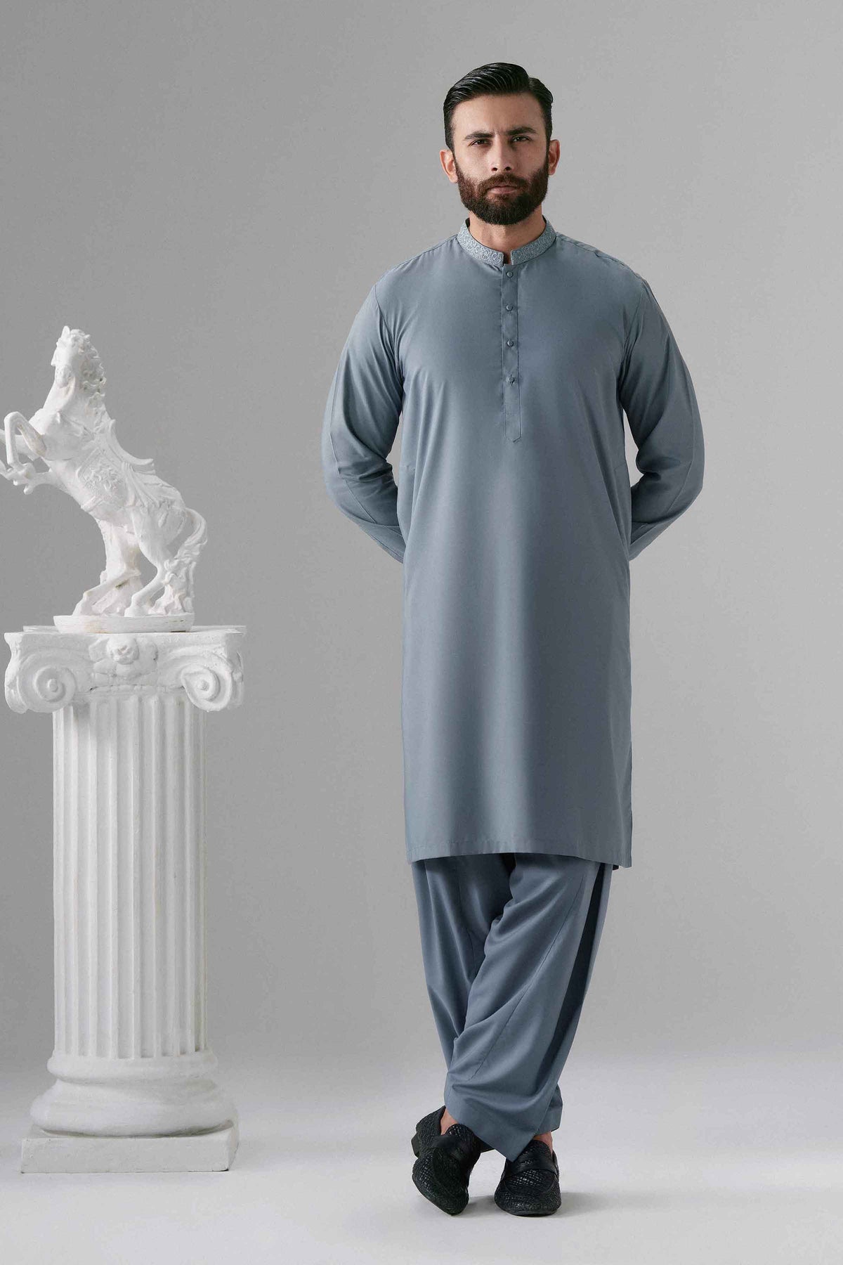 2 Piece - Embroidered Suit - NLWS26-14 – Men’s Stitched Collection | Nishat | Shop Online