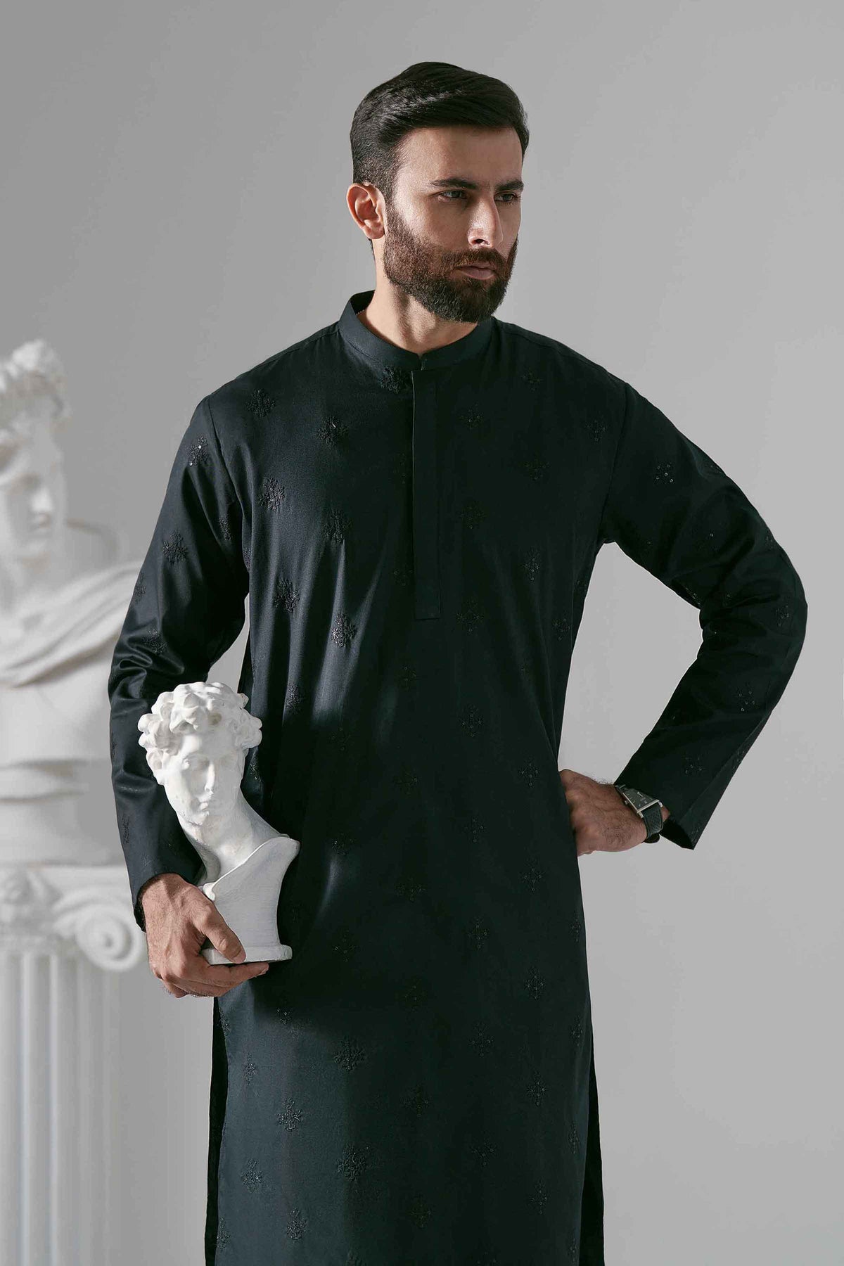 Embroidered Kurta - NLWS26-31 – Men’s Stitched Collection | Nishat | Shop Online