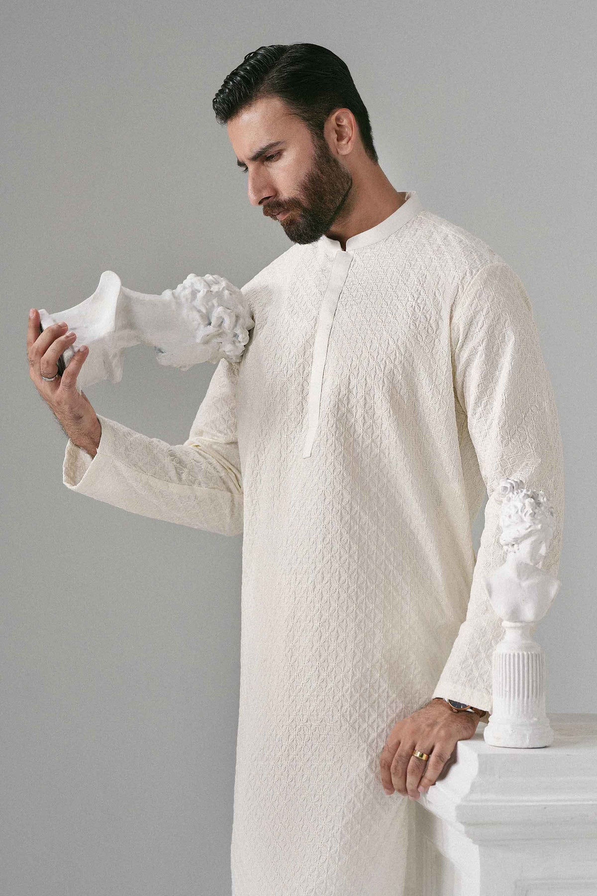 2 Piece - Embroidered Suit - NLWS26-24 – Men’s Stitched Collection | Nishat | Shop Online