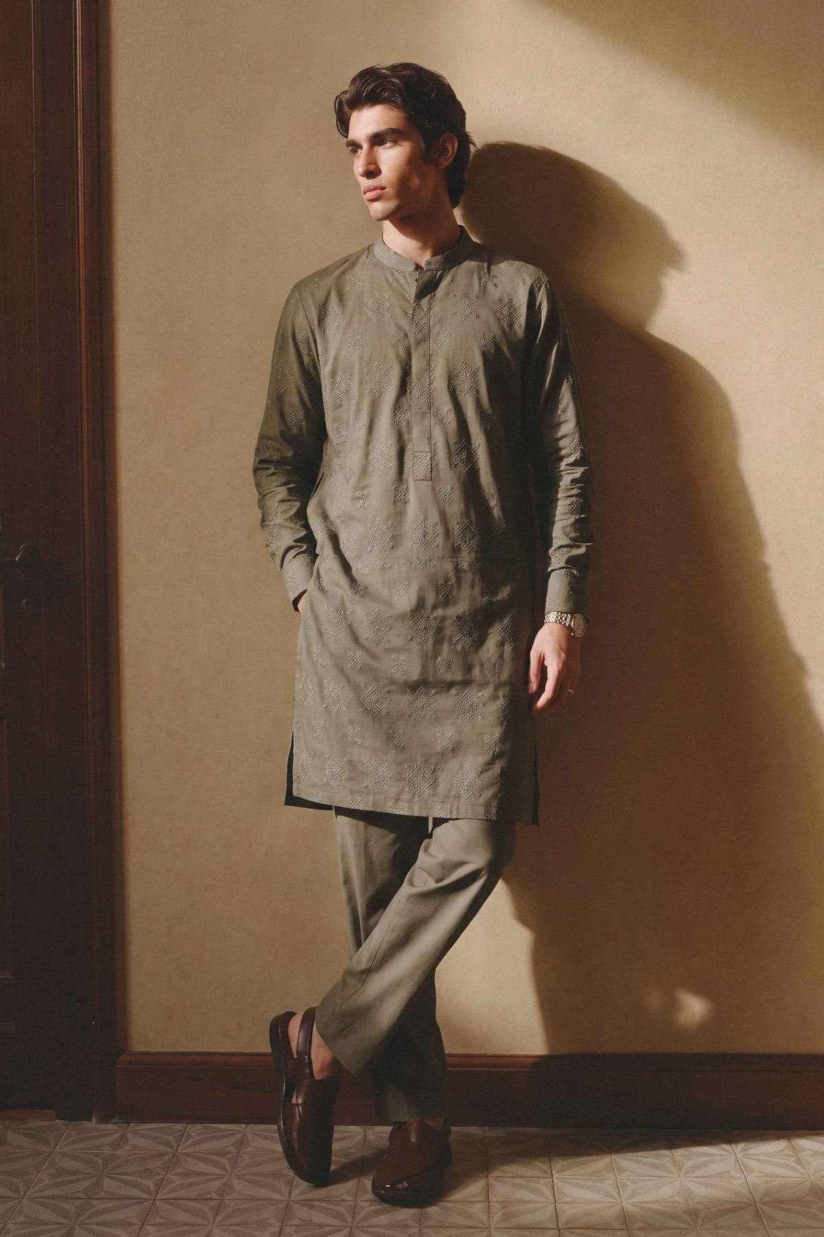 2 Piece - Embroidered Suit - NLWS26-25 – Men’s Stitched Collection | Nishat | Shop Online