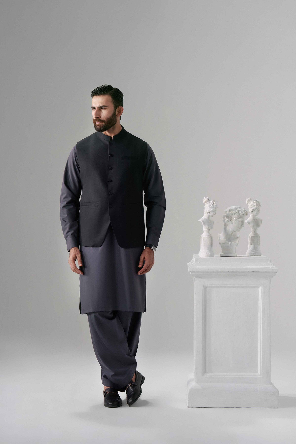 2 Piece - Embroidered Suit - NLWS26-07 – Men’s Stitched Collection | Nishat | Shop Online