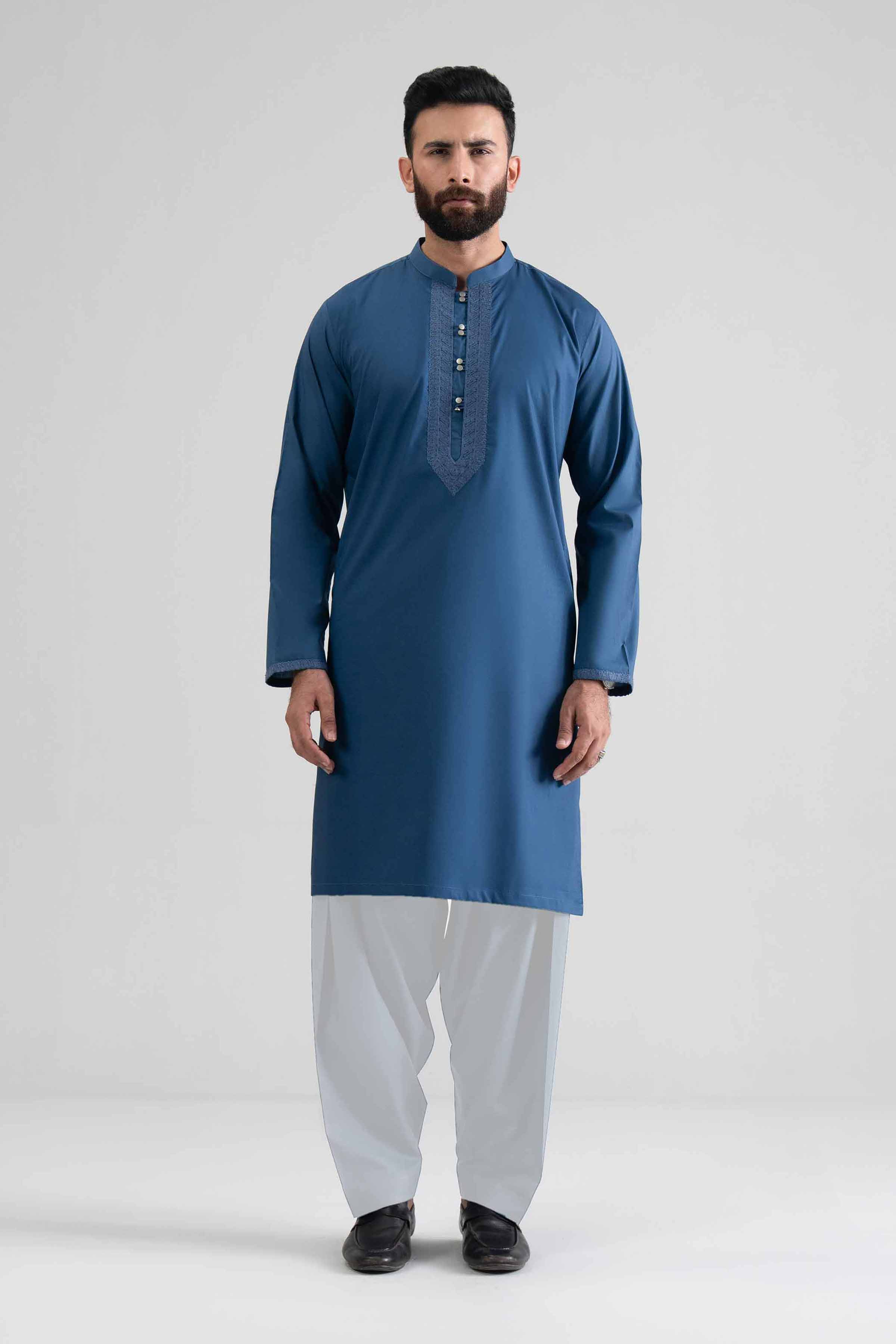 2 Piece - Embroidered Suit - NQ26-004  – Men’s Stitched Collection | Nishat | Shop Online