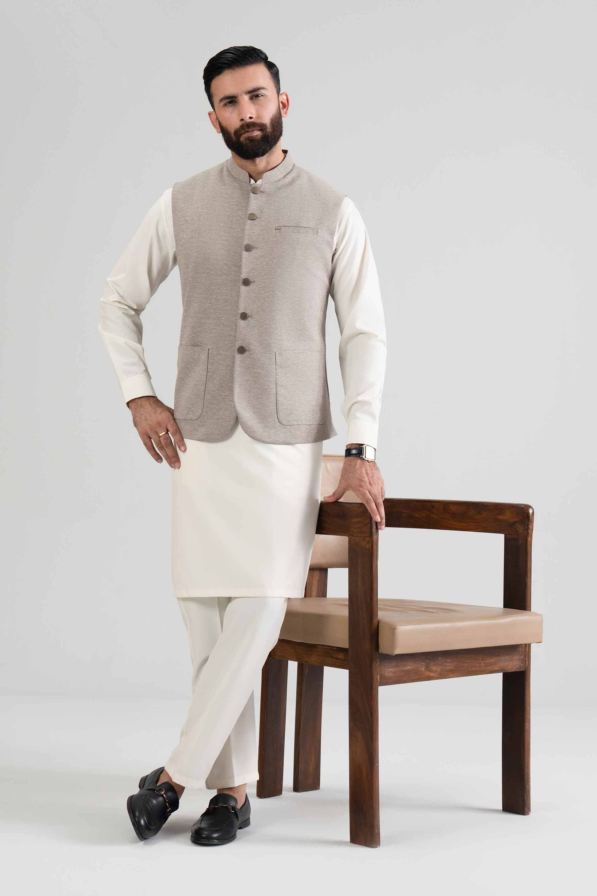 3 Piece - Basic Suit - NQ26-012  – Men’s Stitched Collection | Nishat | Shop Online