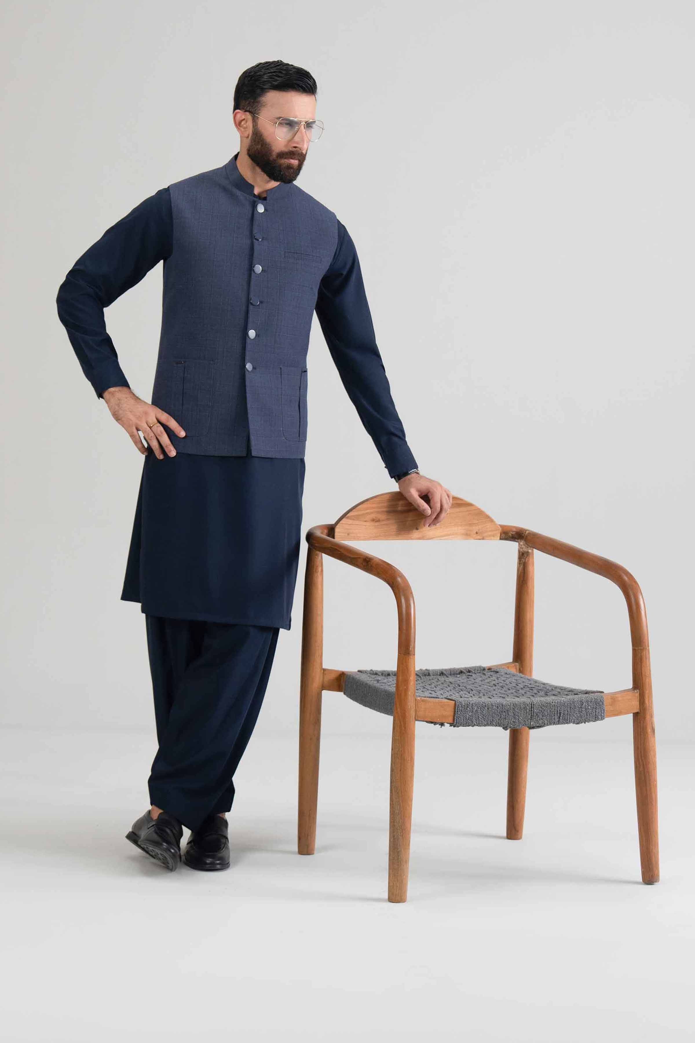 3 Piece - Basic Suit - NQ26-013  – Men’s Stitched Collection | Nishat | Shop Online