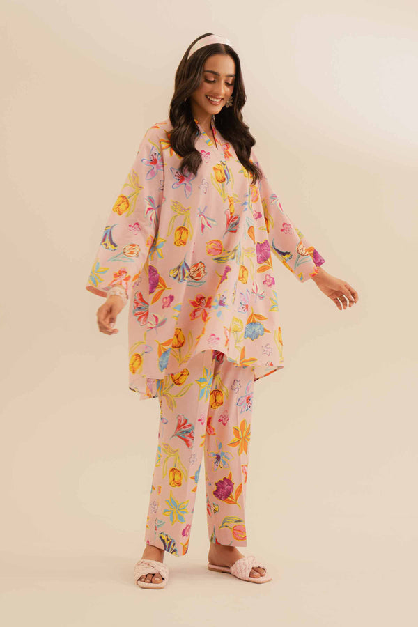 2 Piece - Printed Suit - PE24-310