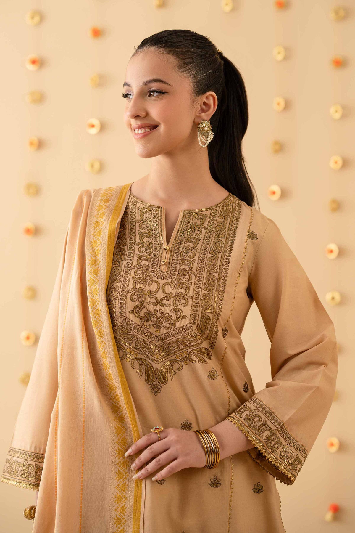 3 Piece - Embroidered Suit - PE25-184 for Women - Pret Collection | Nishat | Shop Online
