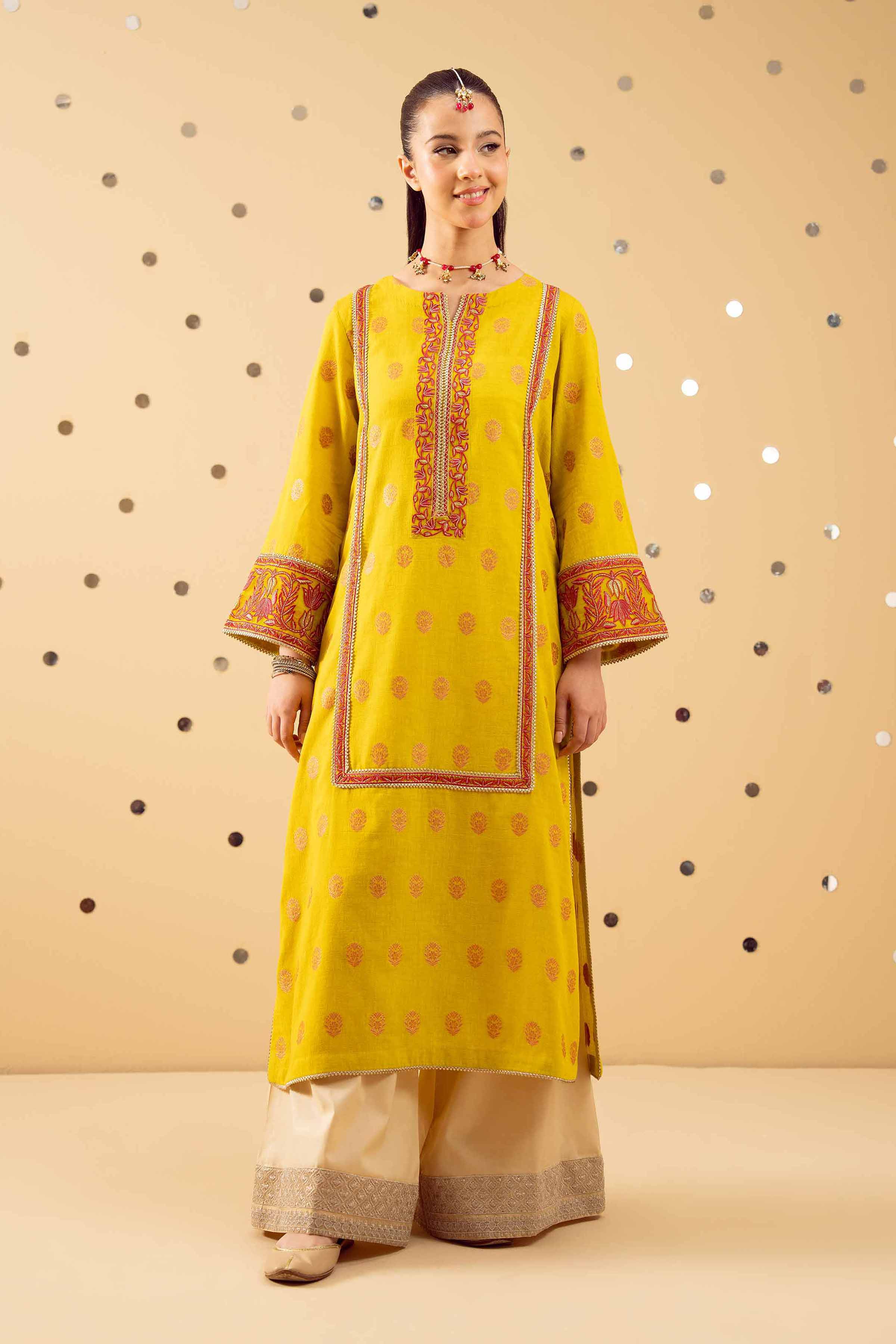 Embroidered Shirt - PE25-246 for Women - Pret Collection | Nishat | Shop Online