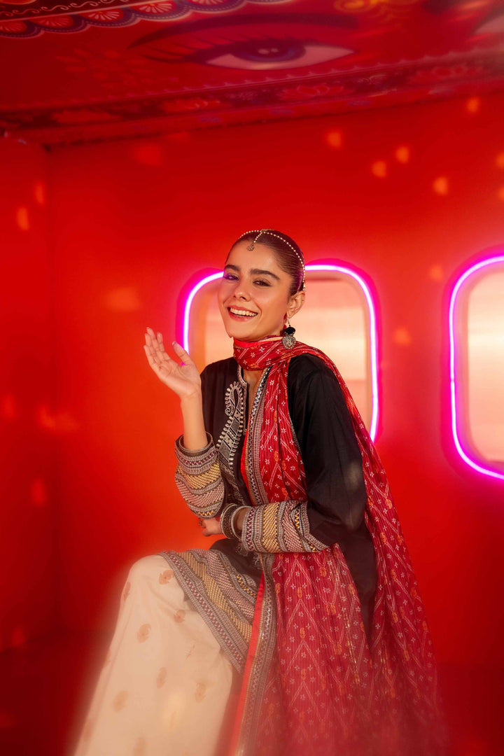 3 Piece - Printed Embroidered Suit - PE25-257 - for Women - Pret Collection | Nishat | Shop Online