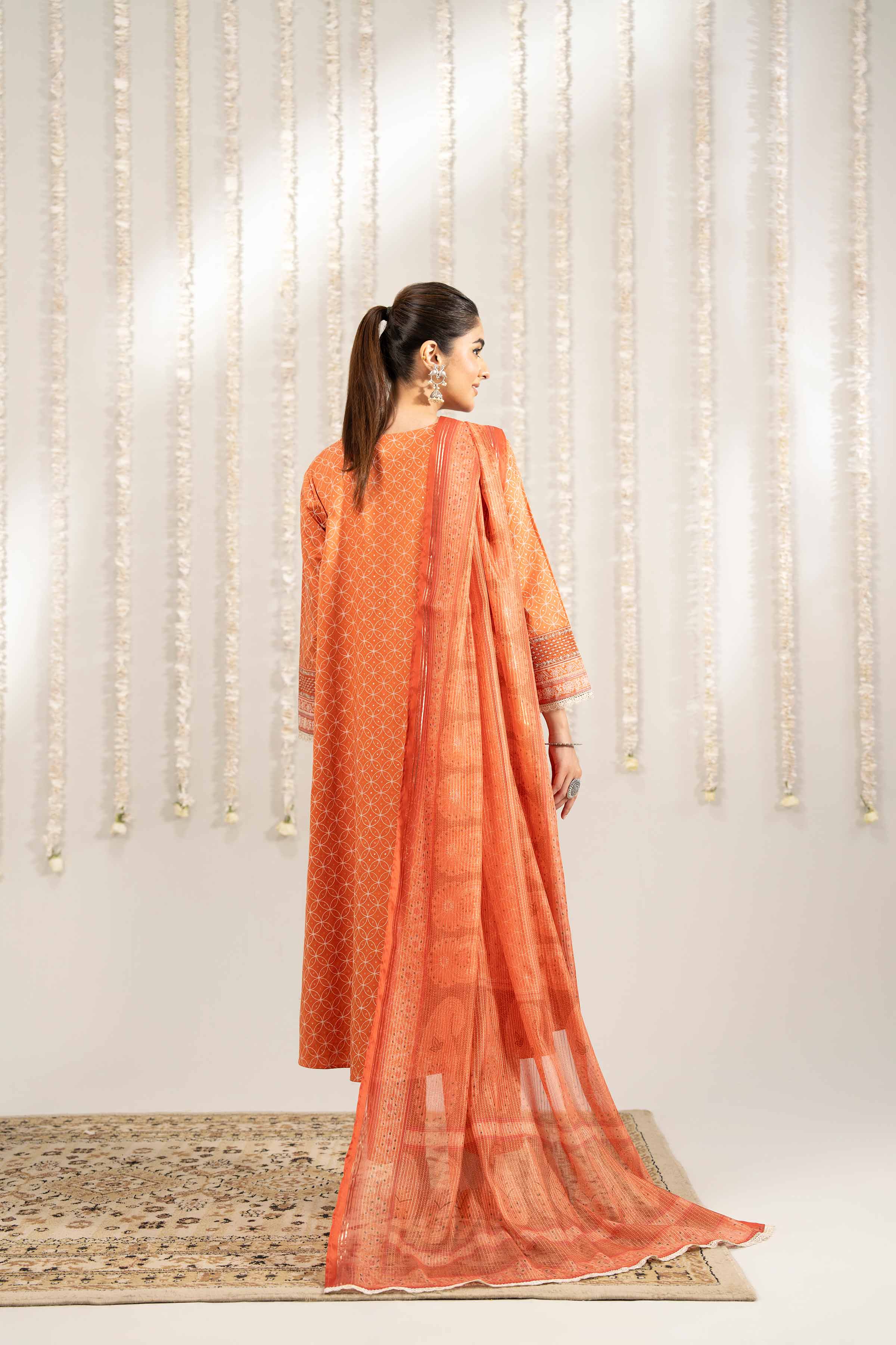3 Piece - Printed Embroidered Suit - PE25-378 for Women - Pret Collection | Nishat | Shop Online