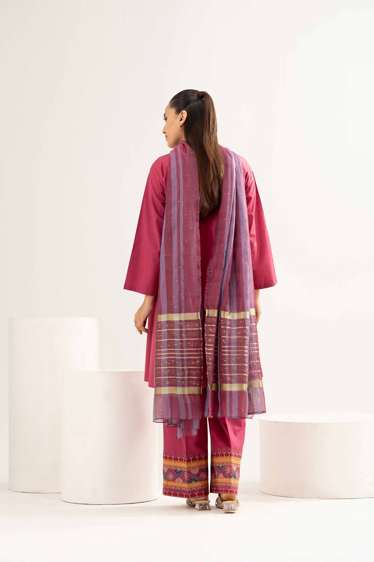 3 Piece - Embroidered Suit - PE25-470 for Women - Pret Collection | Nishat | Shop Online