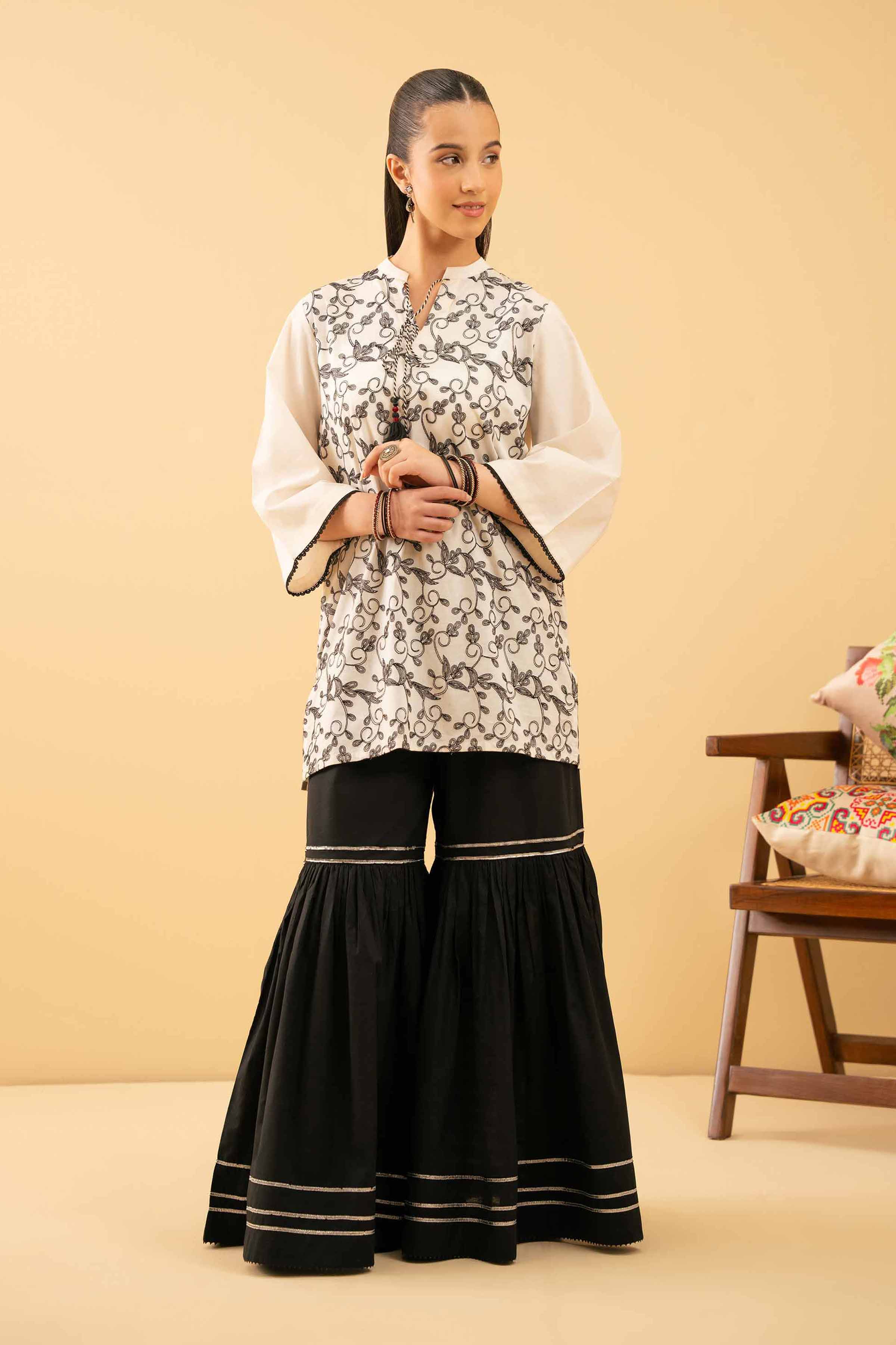 Embroidered Tunic - PE25-510 for Women - Pret Collection | Nishat | Shop Online