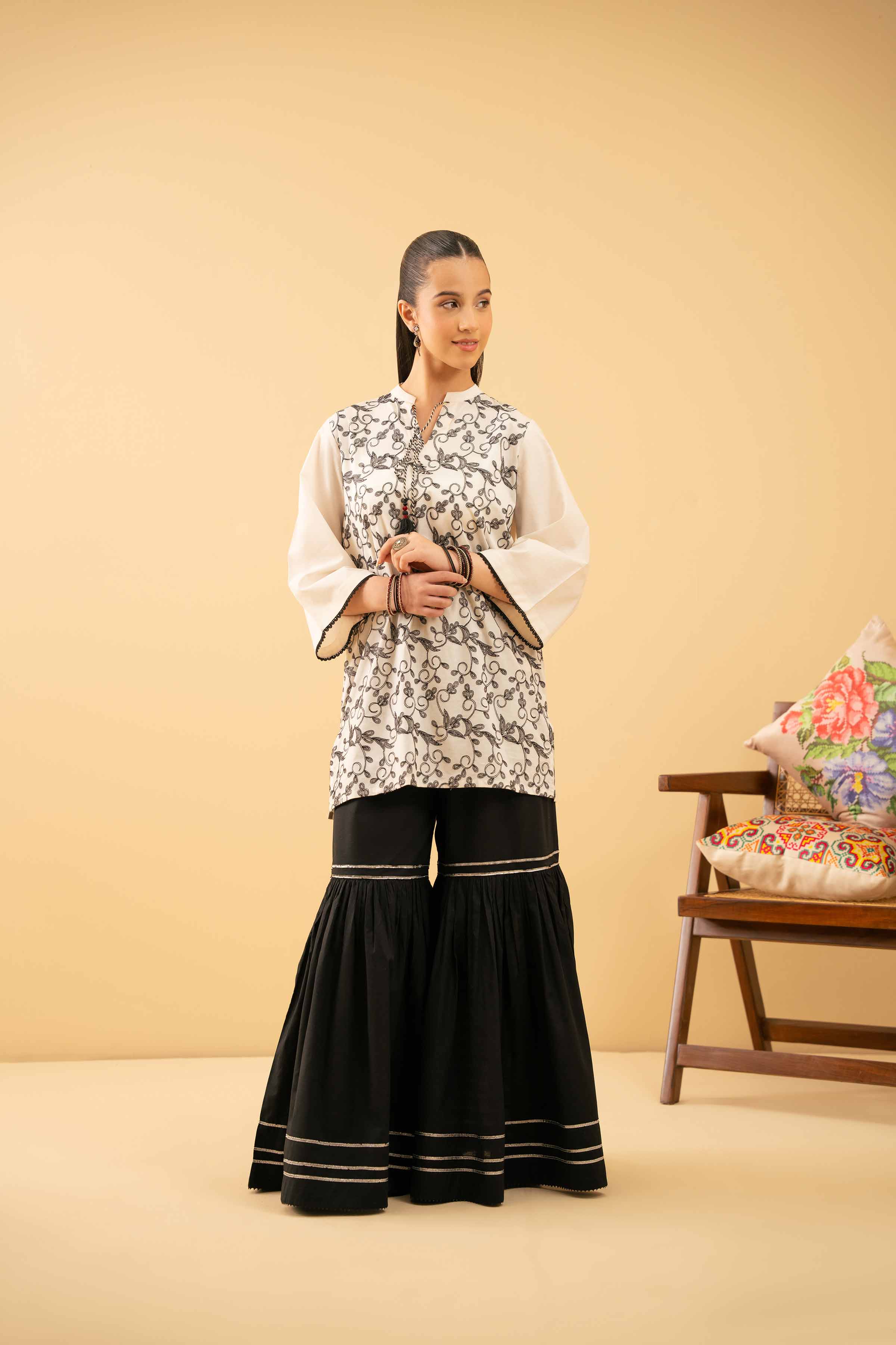 Embroidered Tunic - PE25-510 for Women - Pret Collection | Nishat | Shop Online