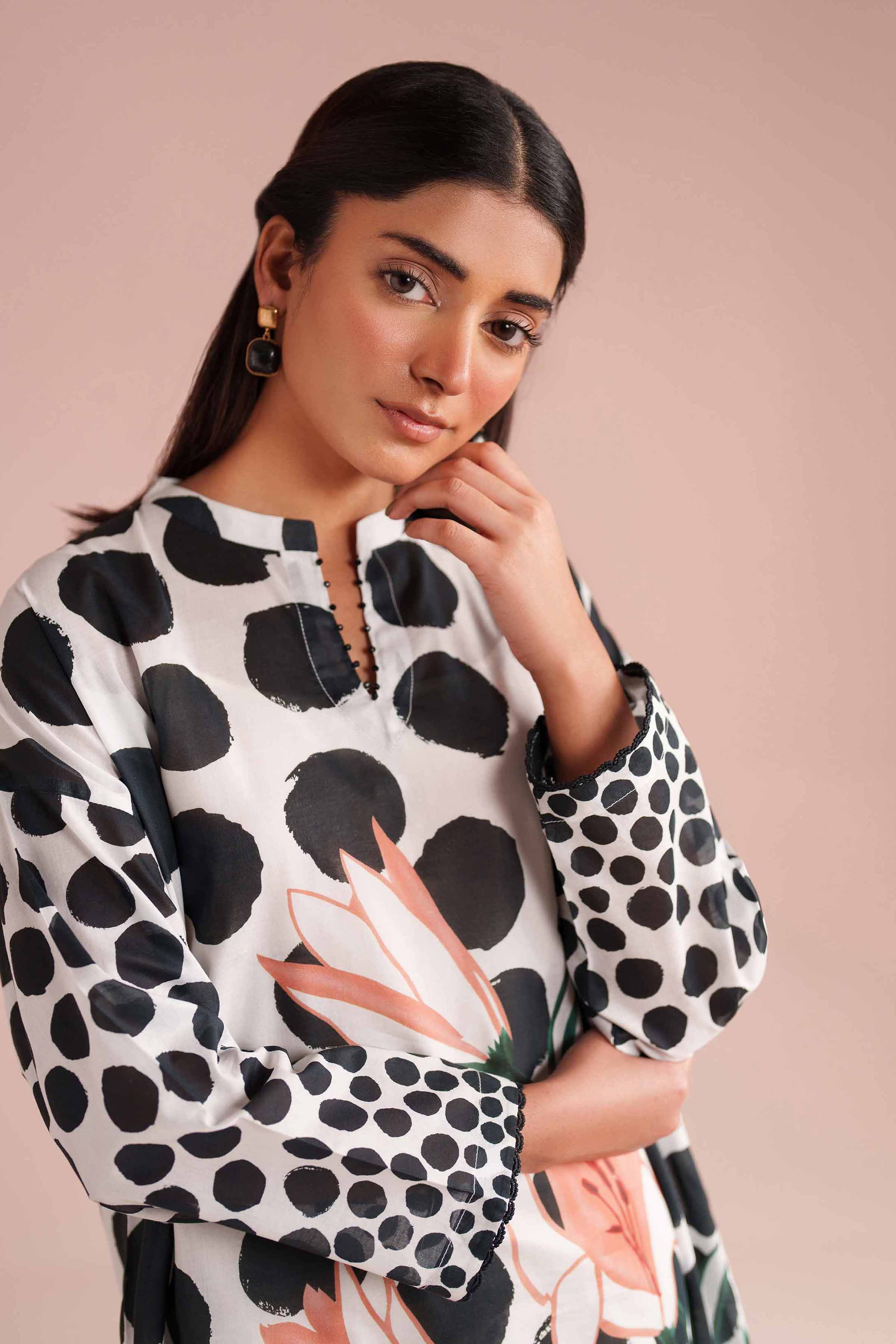 Printed Tunic - PE26-103 for Women - Pret Collection | Nishat | Shop Online