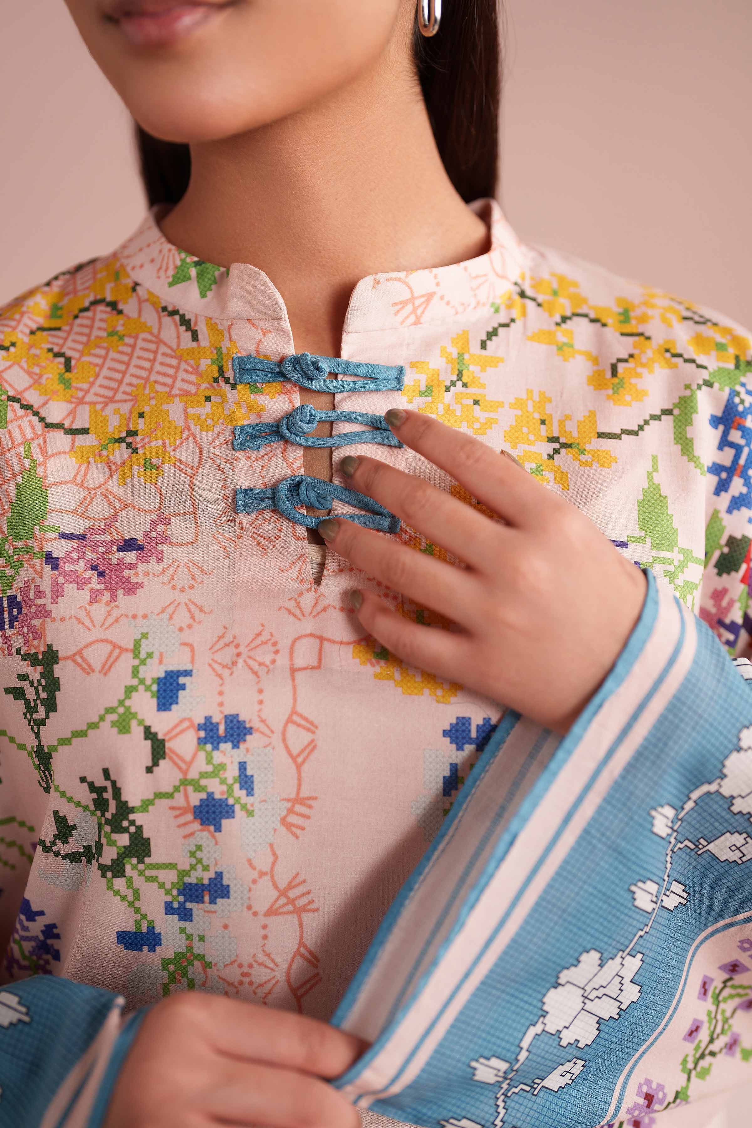 Printed Tunic - PE26-106 for Women - Pret Collection | Nishat | Shop Online