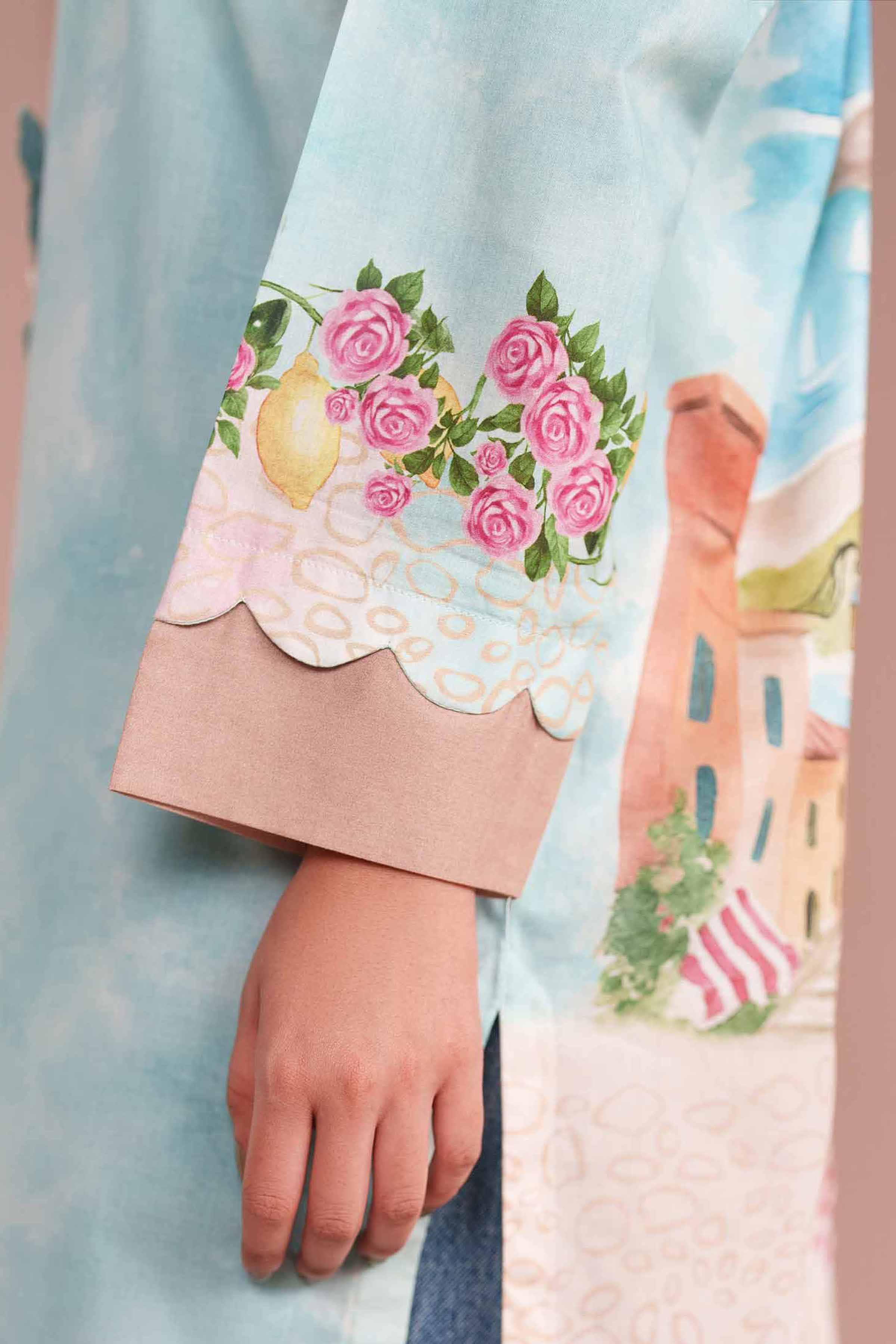 Printed Shirt - PE26-108 for Women - Pret Collection | Nishat | Shop Online