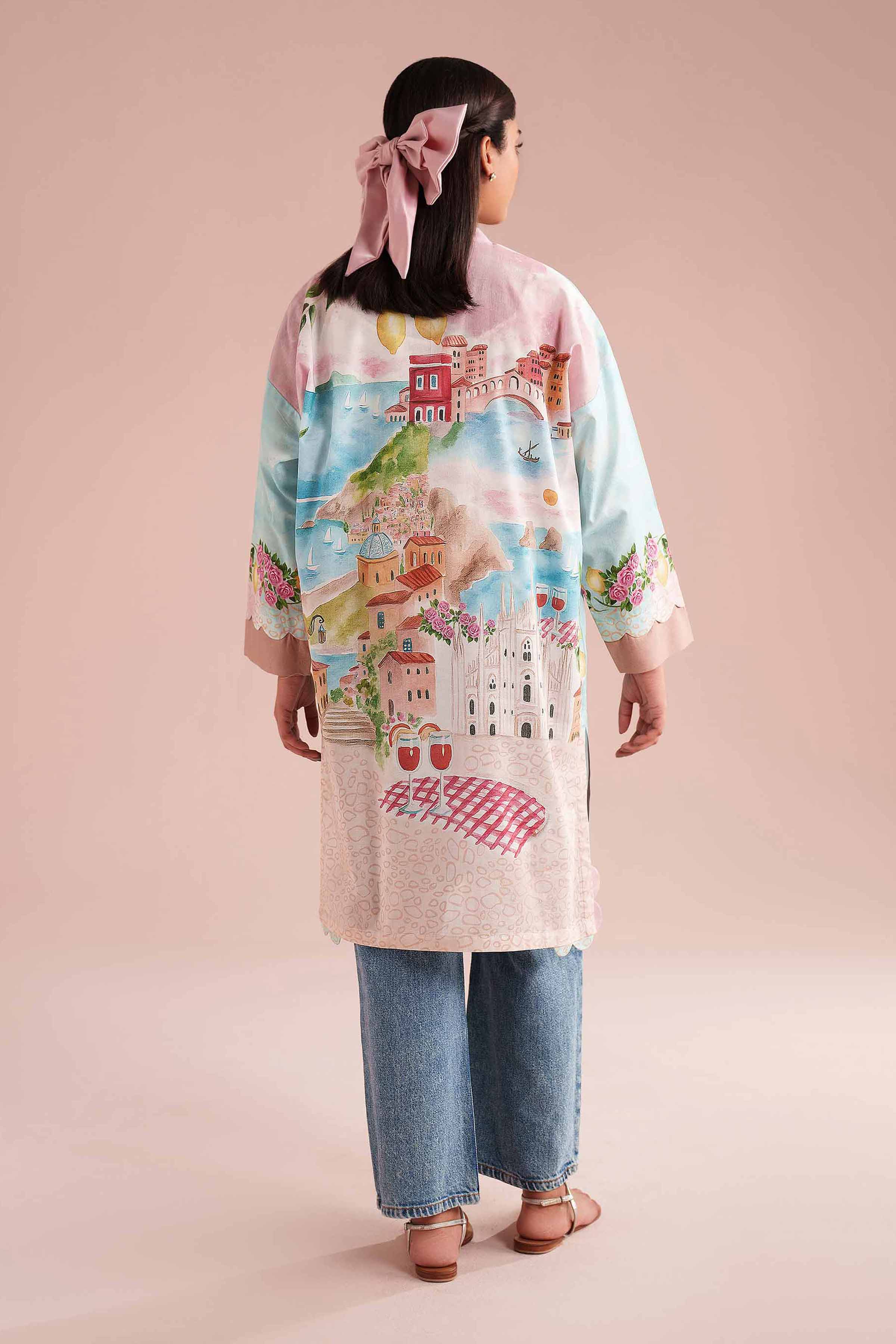 Printed Shirt - PE26-108 for Women - Pret Collection | Nishat | Shop Online