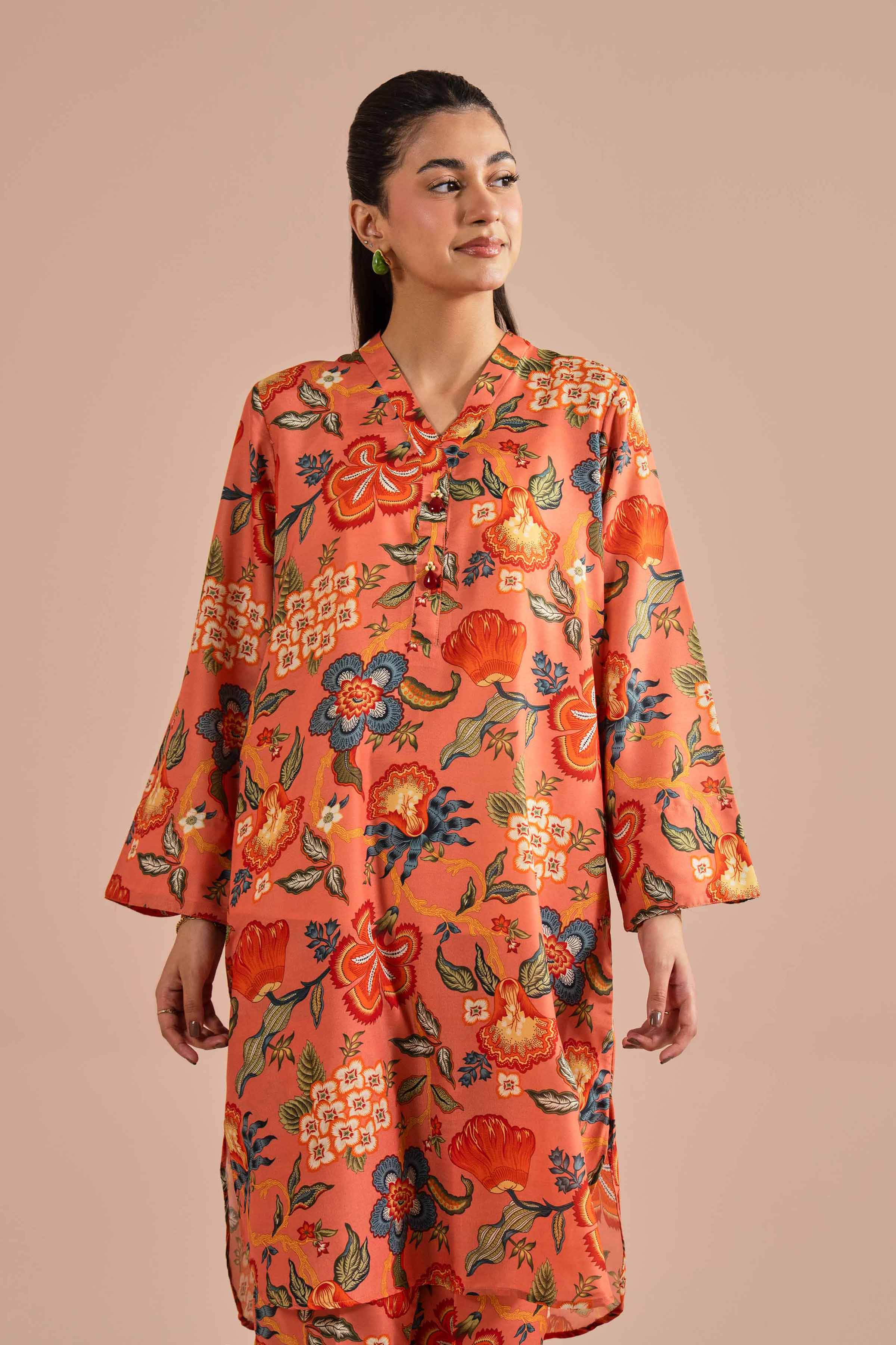 2 Piece - Printed Suit - PE26-11 for Women - Pret Collection | Nishat | Shop Online