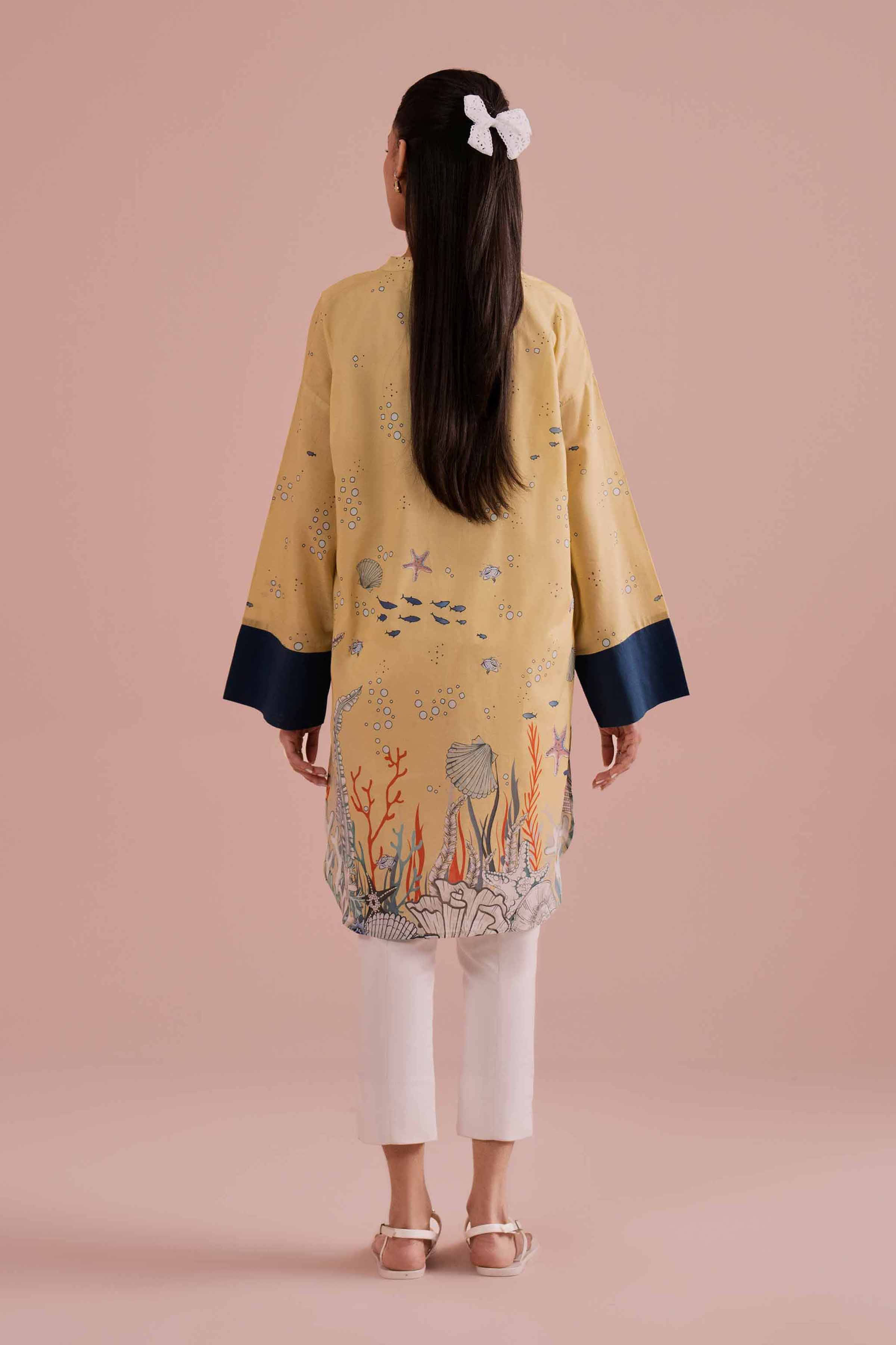 Printed Tunic - PE26-111 for Women - Pret Collection | Nishat | Shop Online