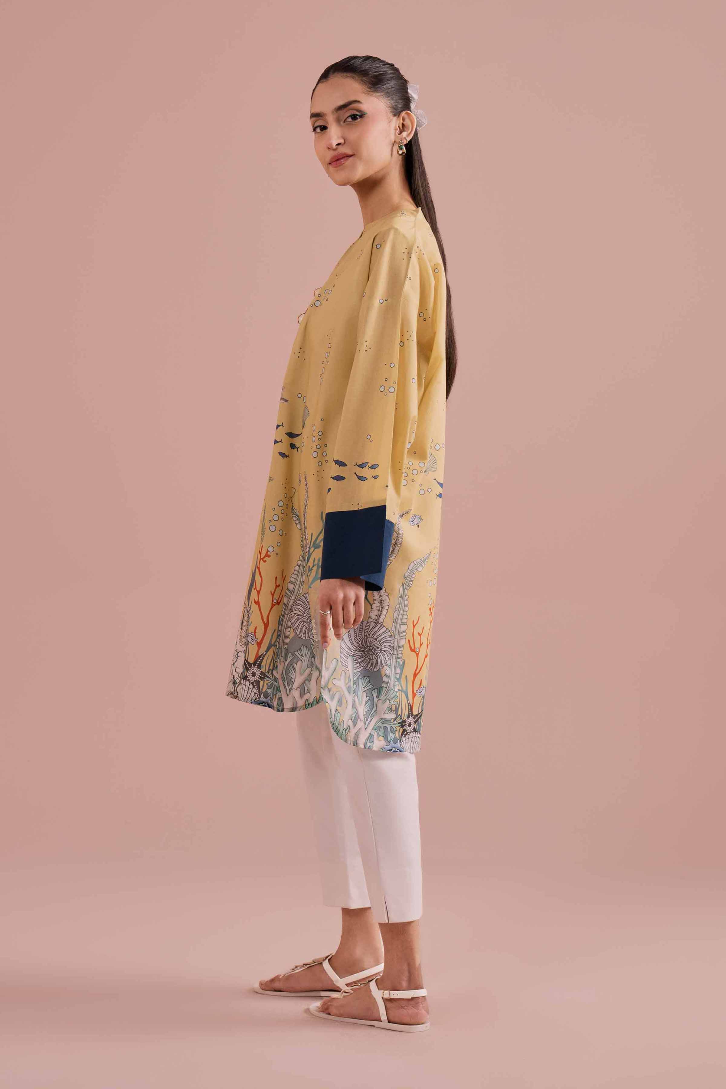 Printed Tunic - PE26-111 for Women - Pret Collection | Nishat | Shop Online