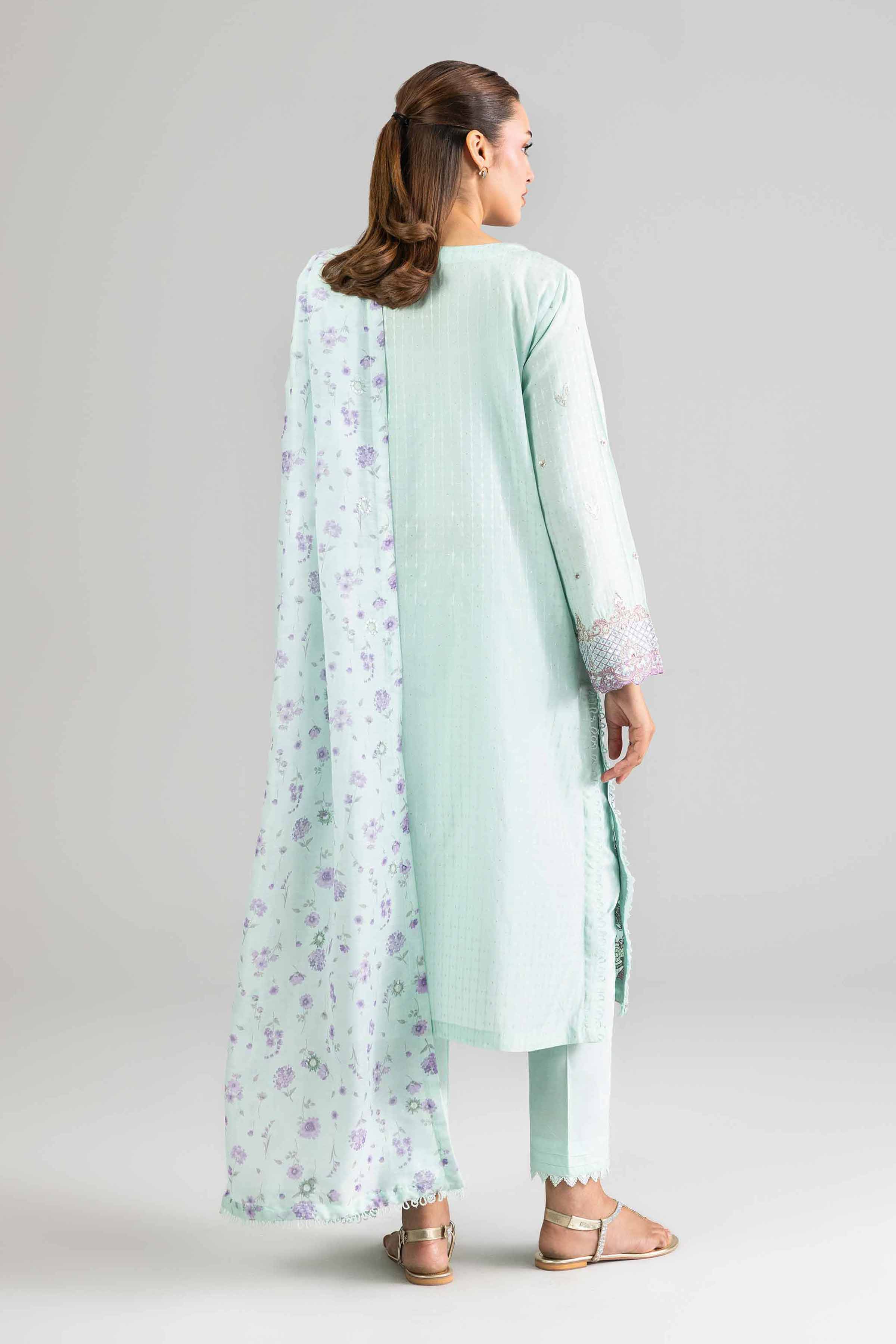 3 Piece - Embroidered Suit - PE26-114