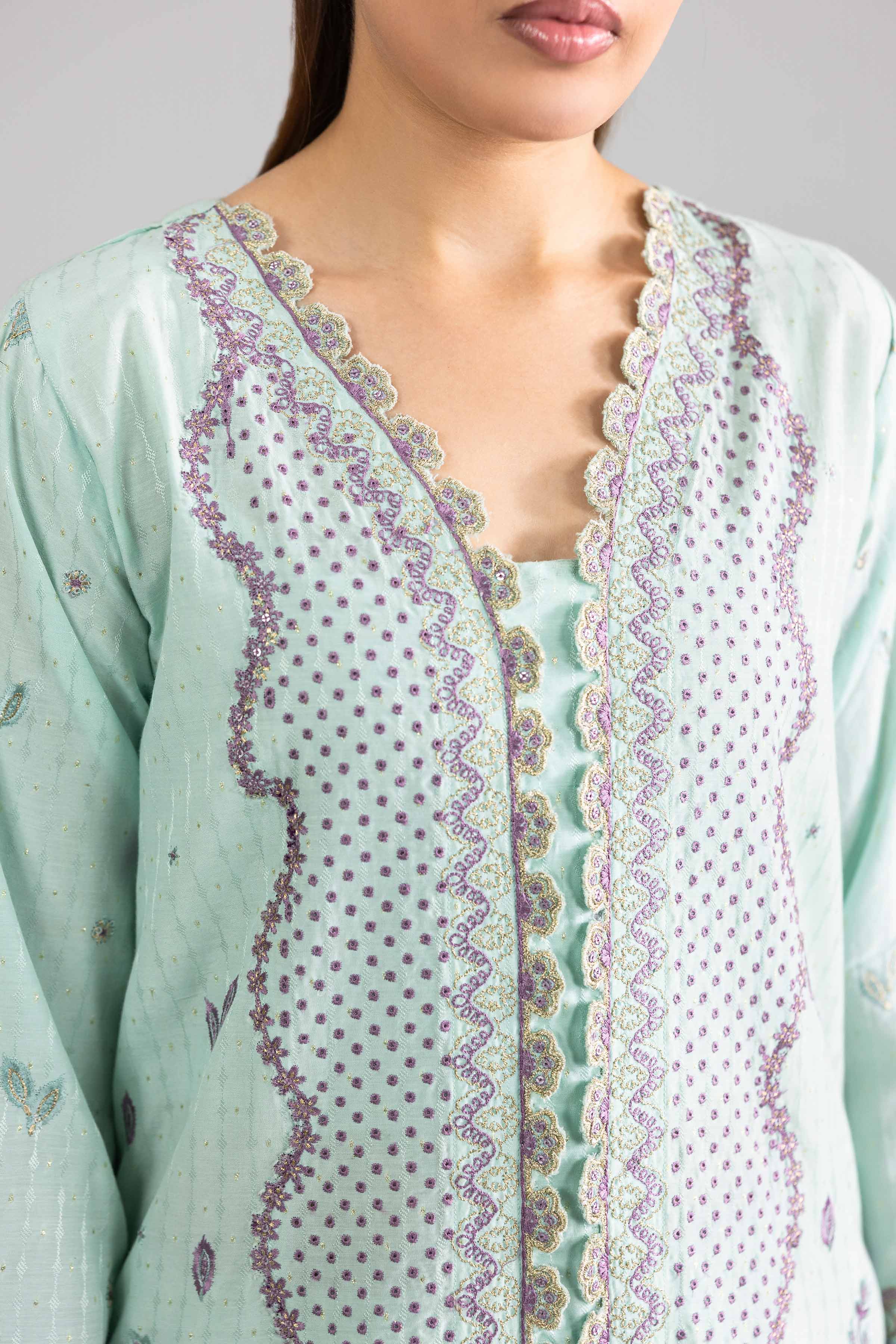 3 Piece - Embroidered Suit - PE26-114