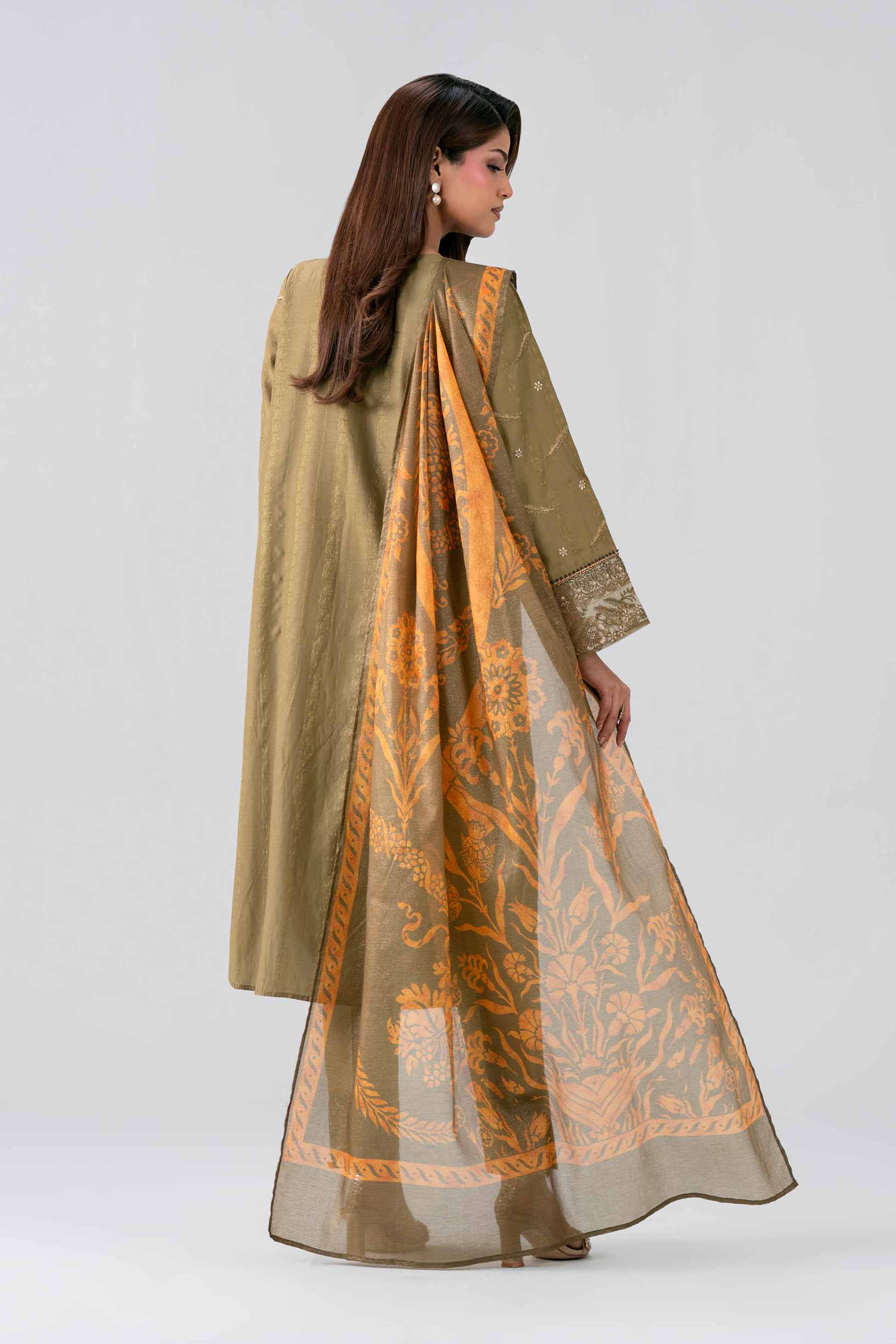 3 Piece - Embroidered Suit - PE26-120