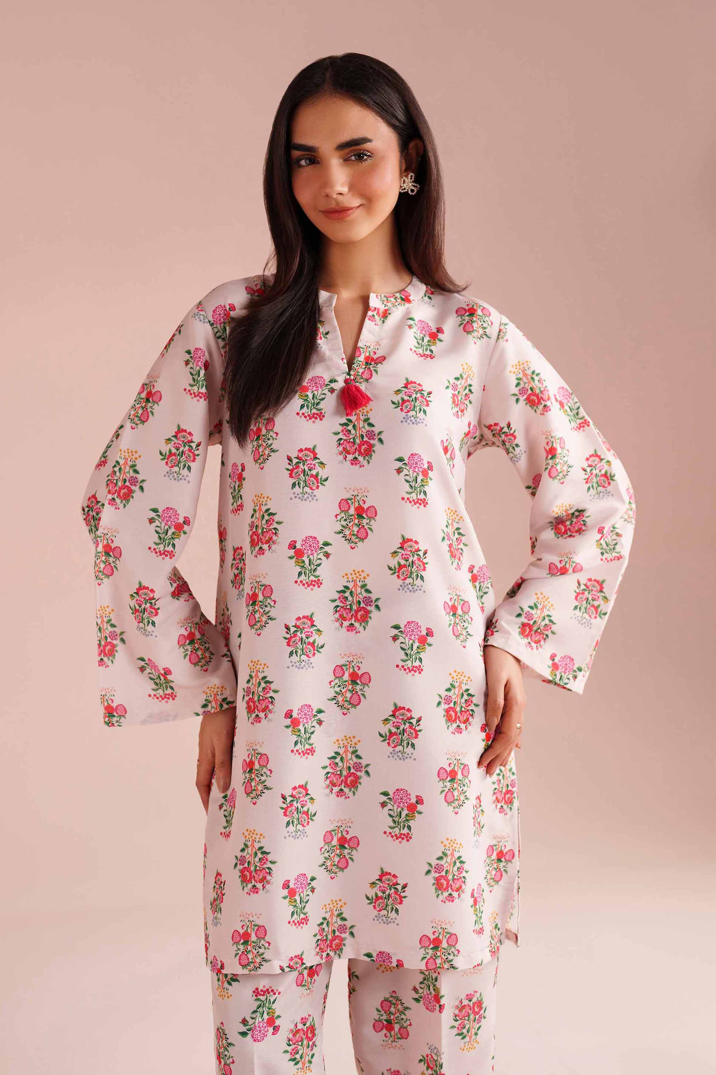 2 Piece - Printed Suit - PE26-13 for Women - Pret Collection | Nishat | Shop Online