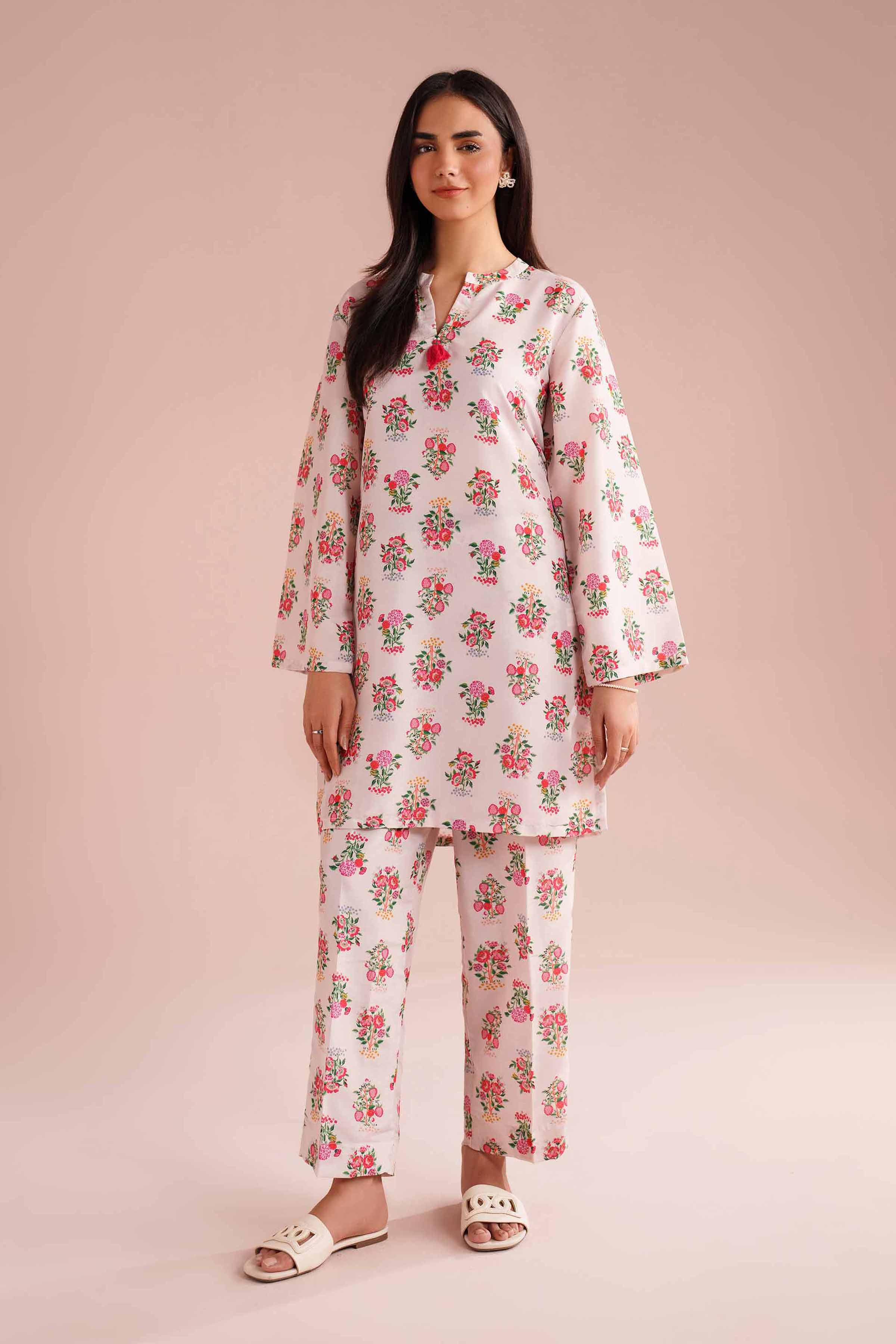 2 Piece - Printed Suit - PE26-13 for Women - Pret Collection | Nishat | Shop Online