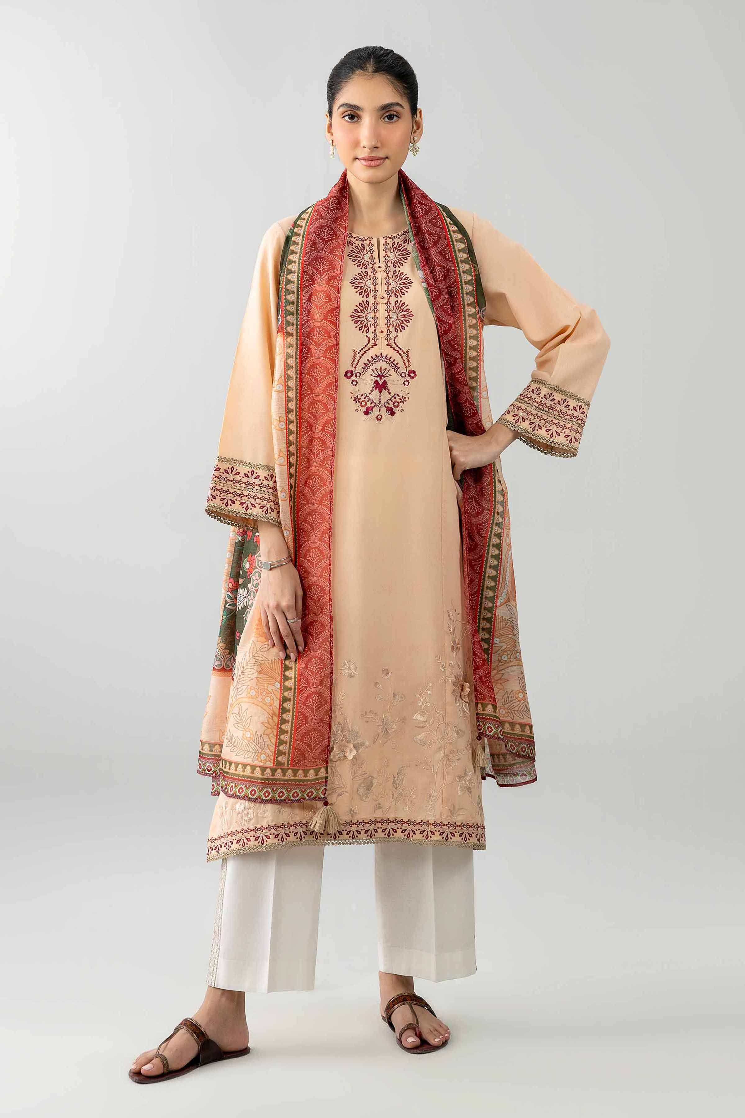 2 Piece - Embroidered Suit - PE26-130