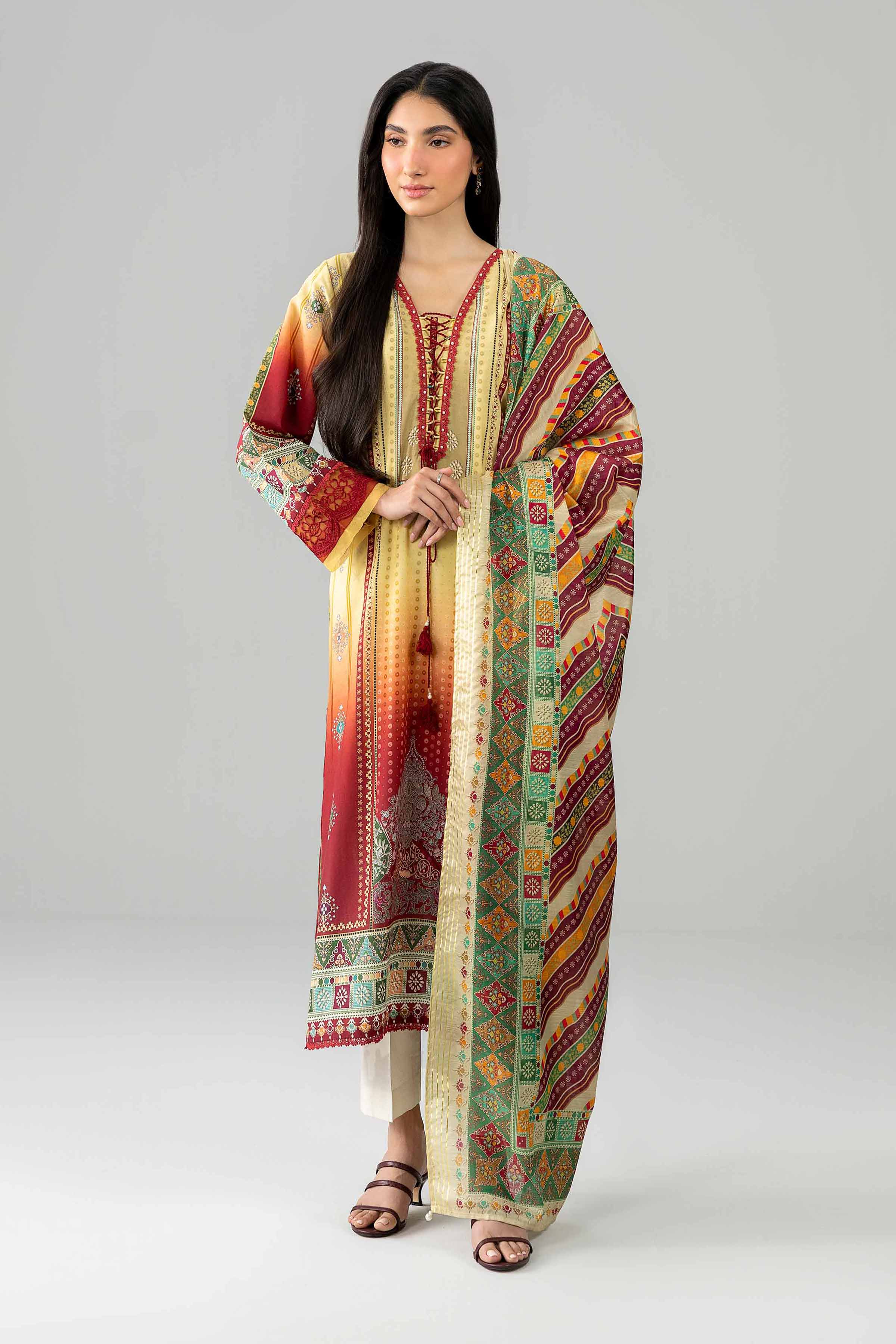 2 Piece - Embroidered Suit - PE26-134