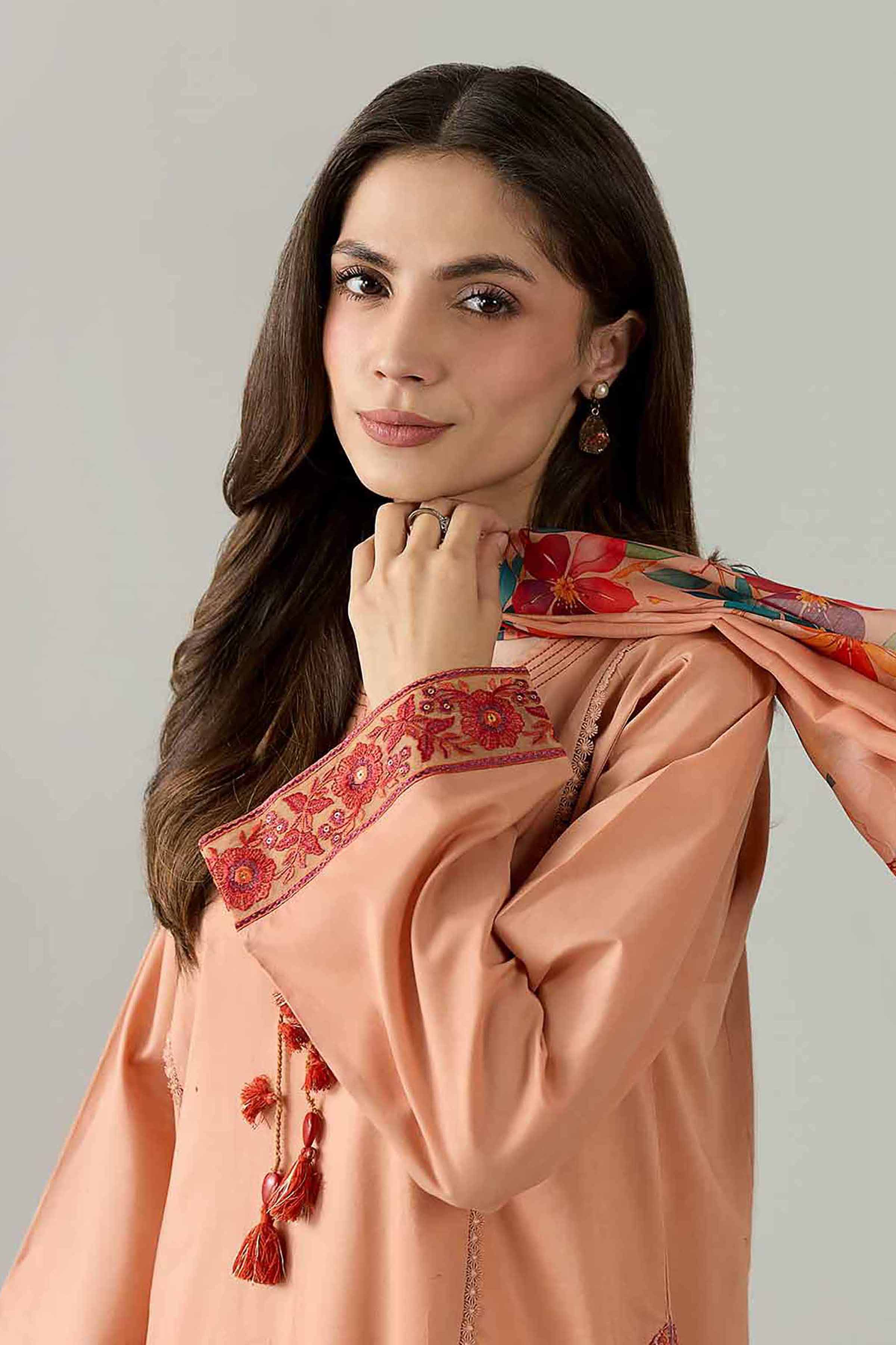 3 Piece - Embroidered Suit - PE26-139