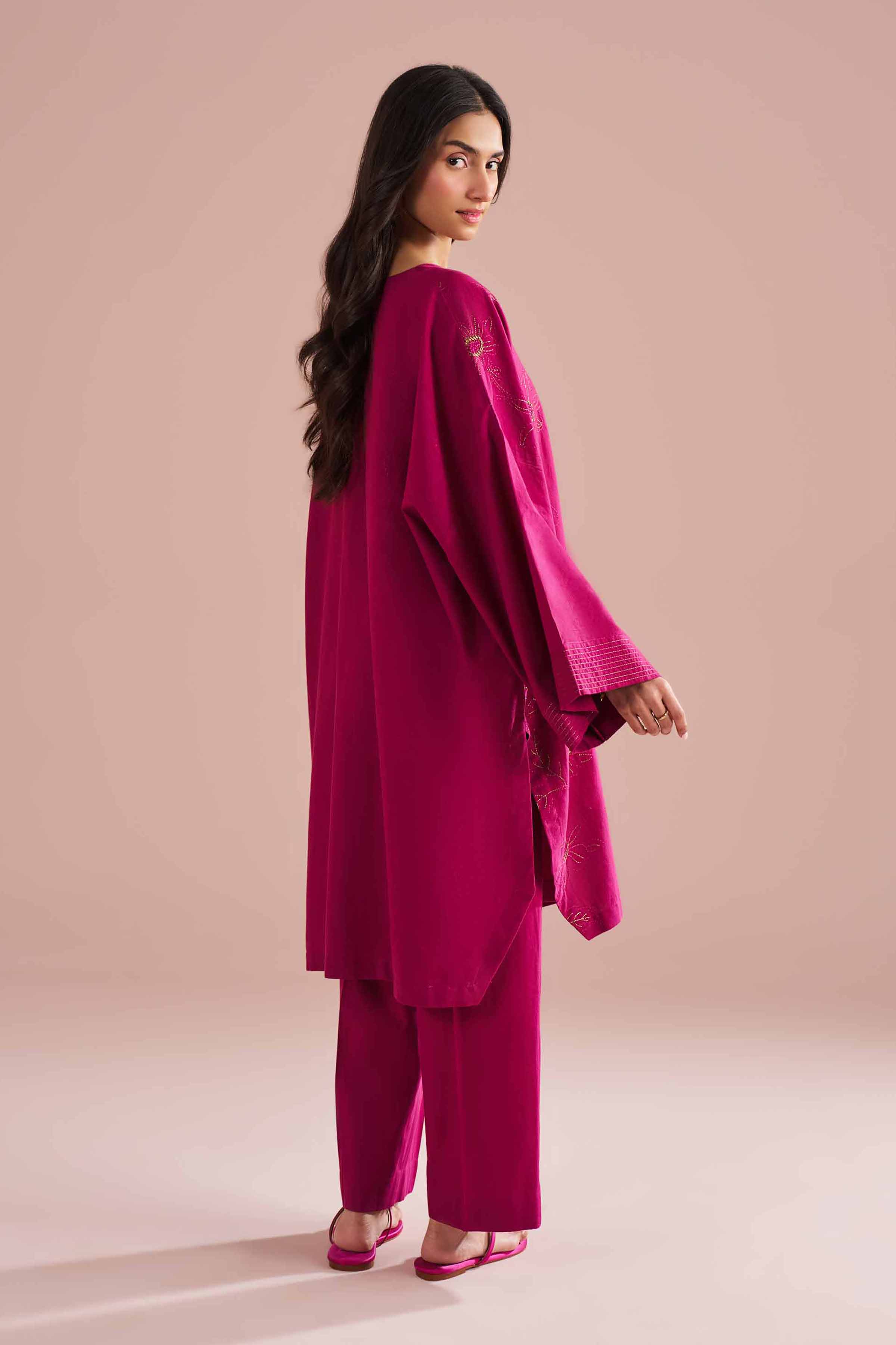 2 Piece - Embroidered Suit - PE26-148 for Women - Pret Collection | Nishat | Shop Online