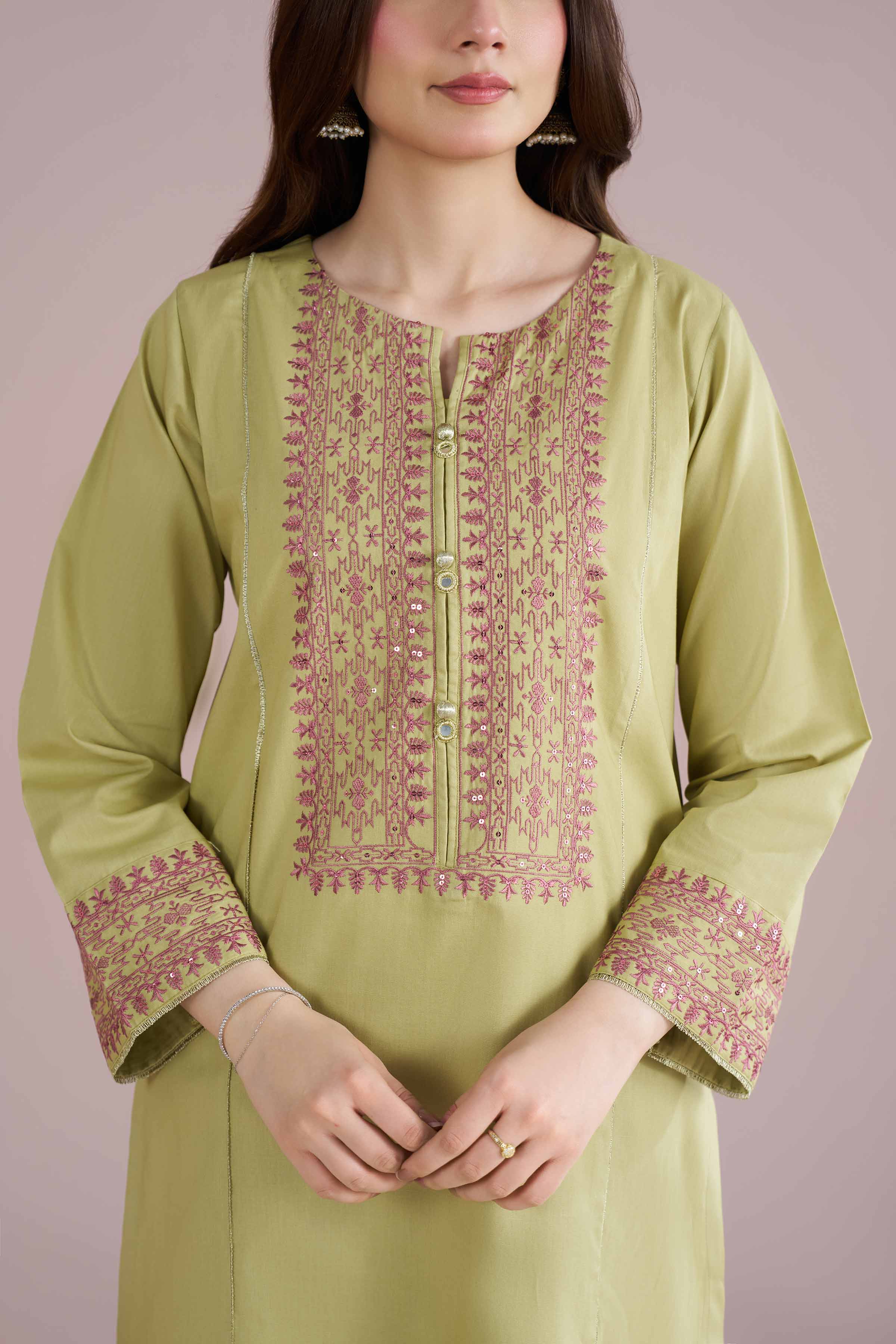 2 Piece - Embroidered Suit - PE26-151 for Women - Pret Collection | Nishat | Shop Online