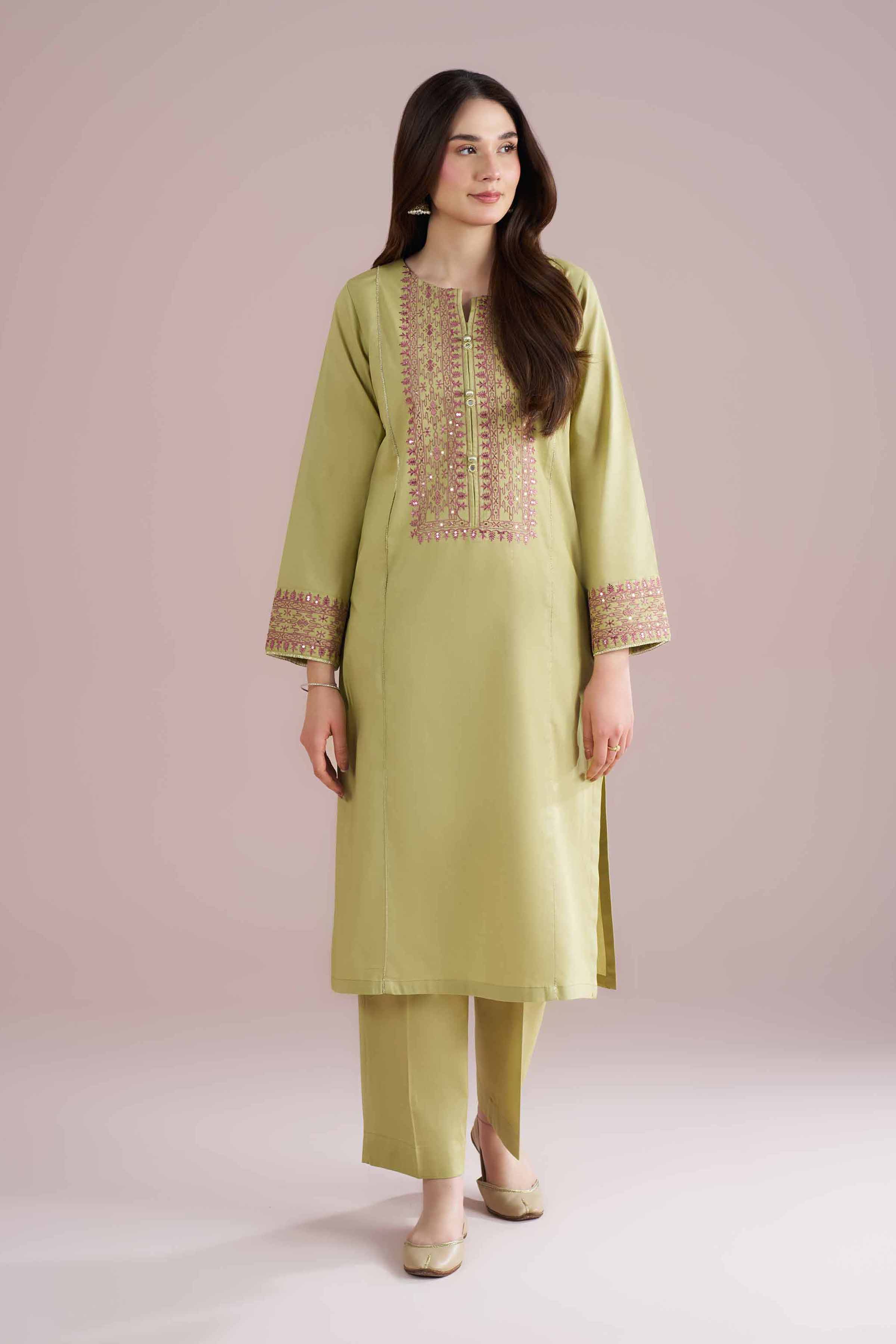 2 Piece - Embroidered Suit - PE26-151 for Women - Pret Collection | Nishat | Shop Online
