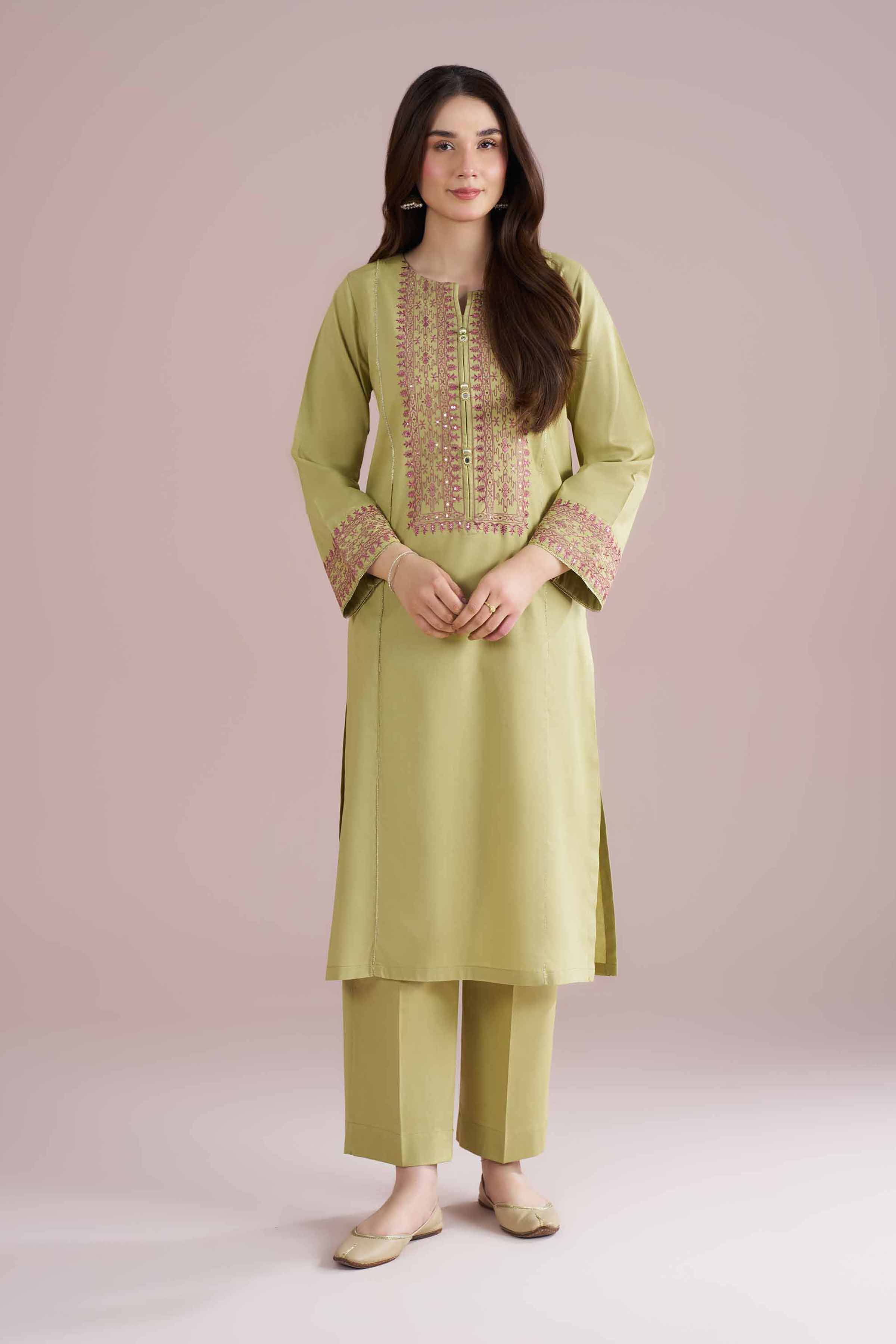 2 Piece - Embroidered Suit - PE26-151 for Women - Pret Collection | Nishat | Shop Online