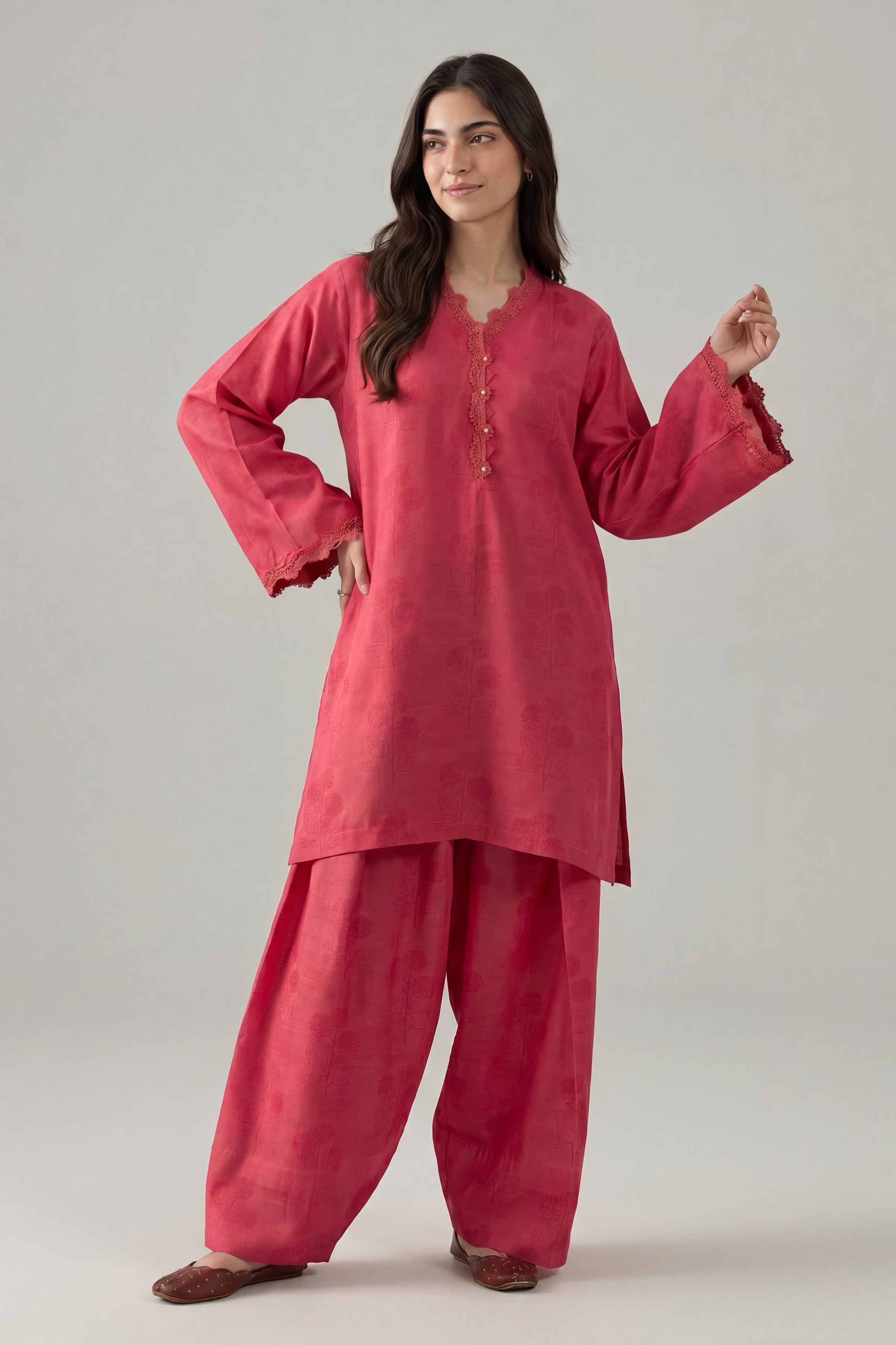 2 Piece - Printed Suit - PE26-156