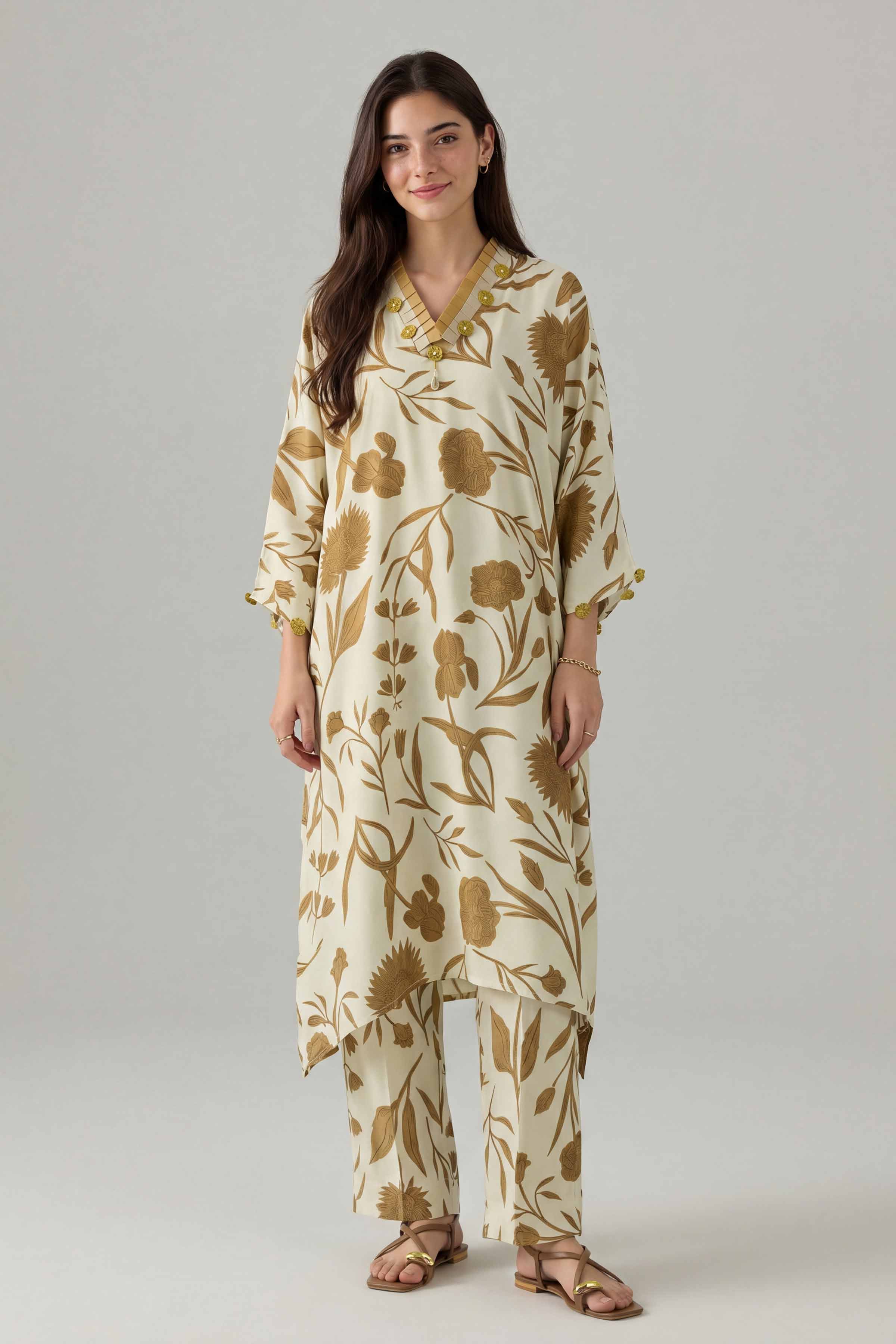 2 Piece - Printed Suit - PE26-158