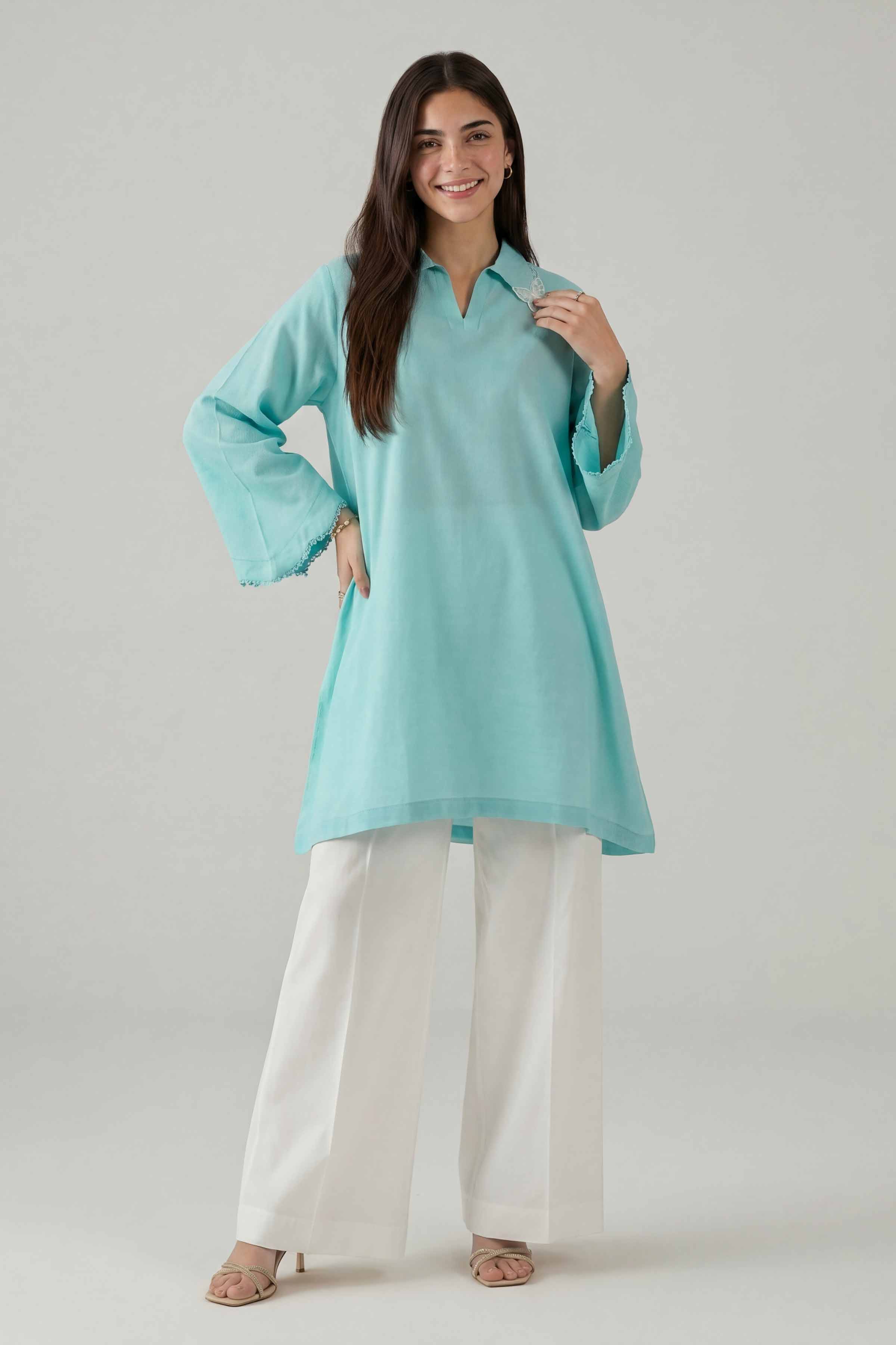 2 Piece - Embroidered Suit - PE26-159