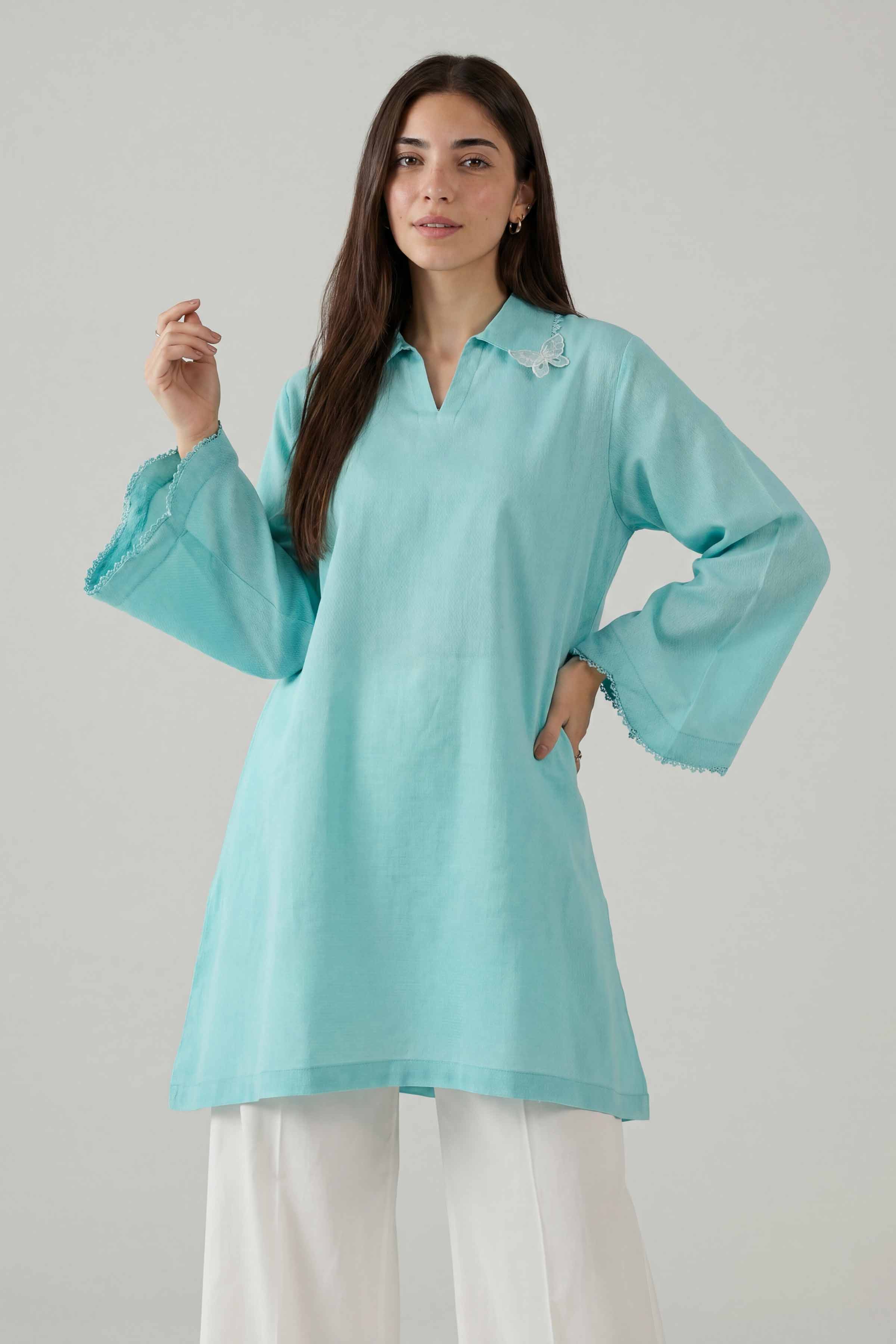 2 Piece - Embroidered Suit - PE26-159