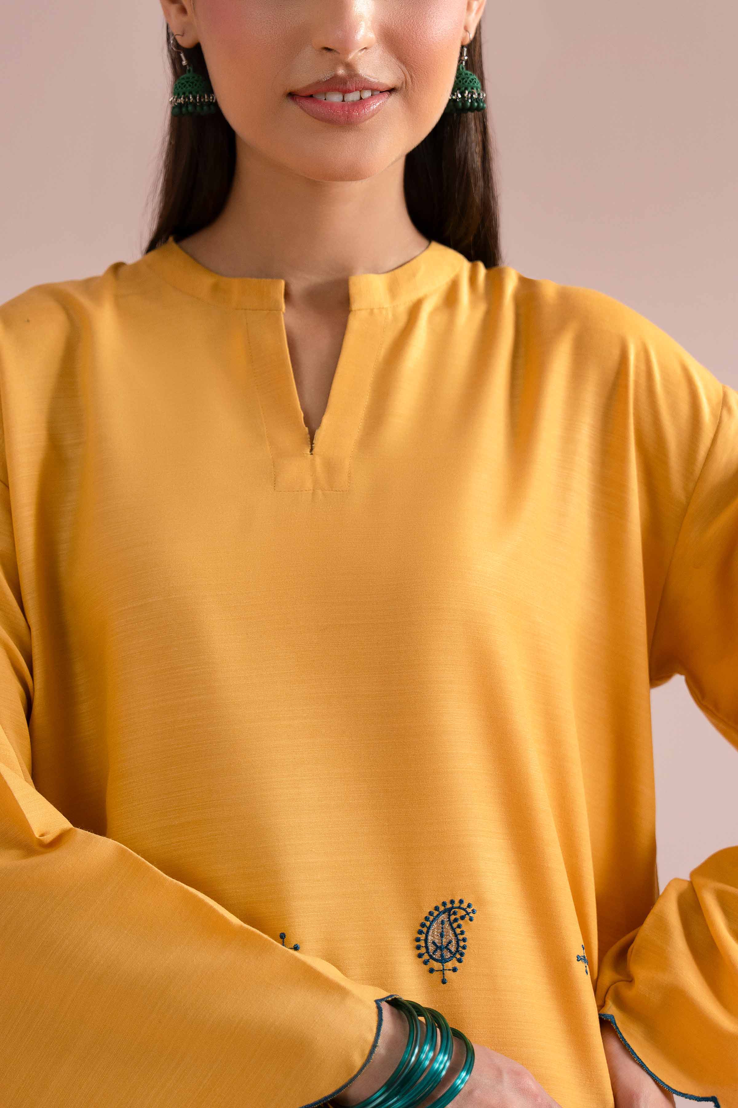 2 Piece - Embroidered Suit - PE26-162