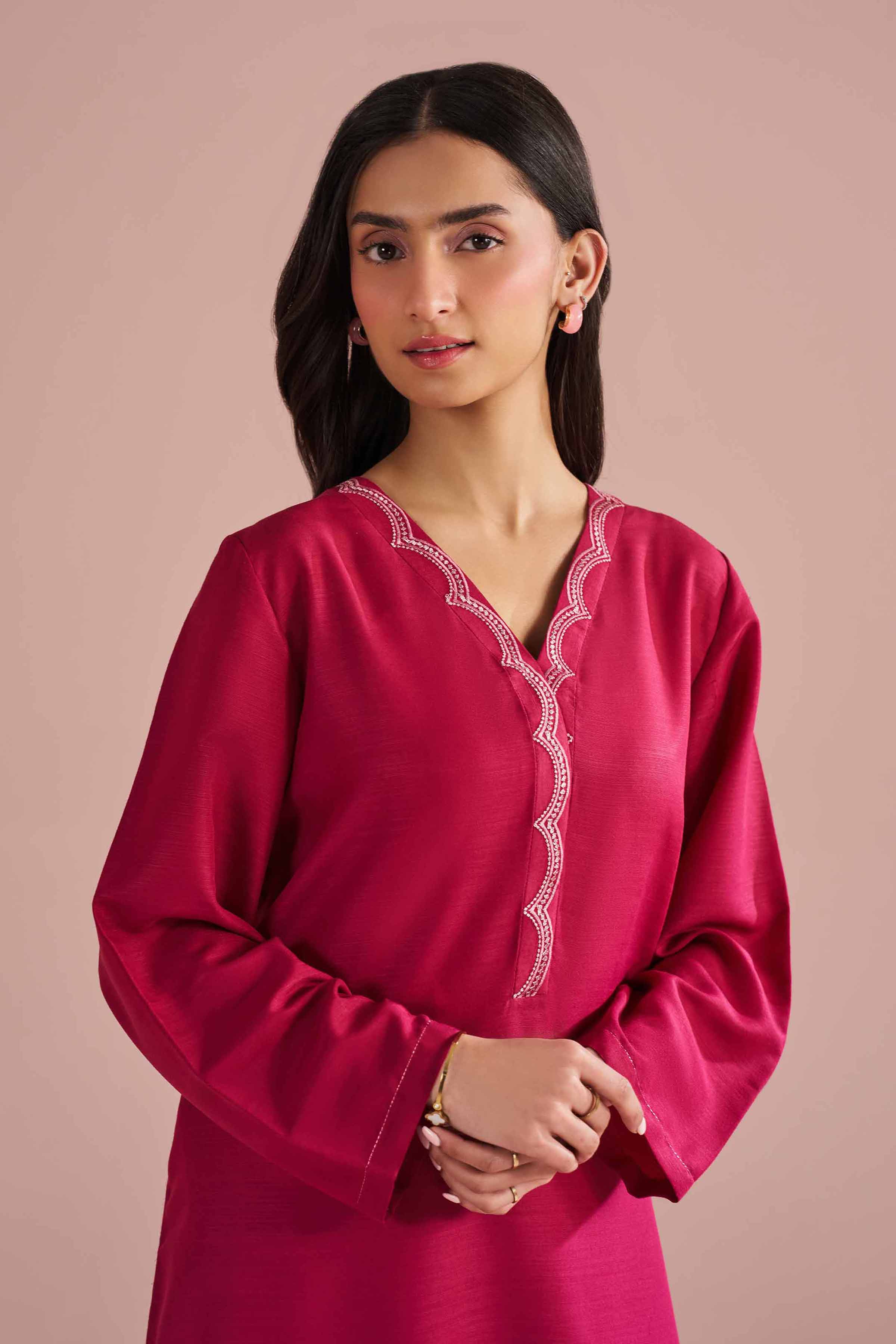 2 Piece - Embroidered Suit - PE26-168 for Women - Pret Collection | Nishat | Shop Online