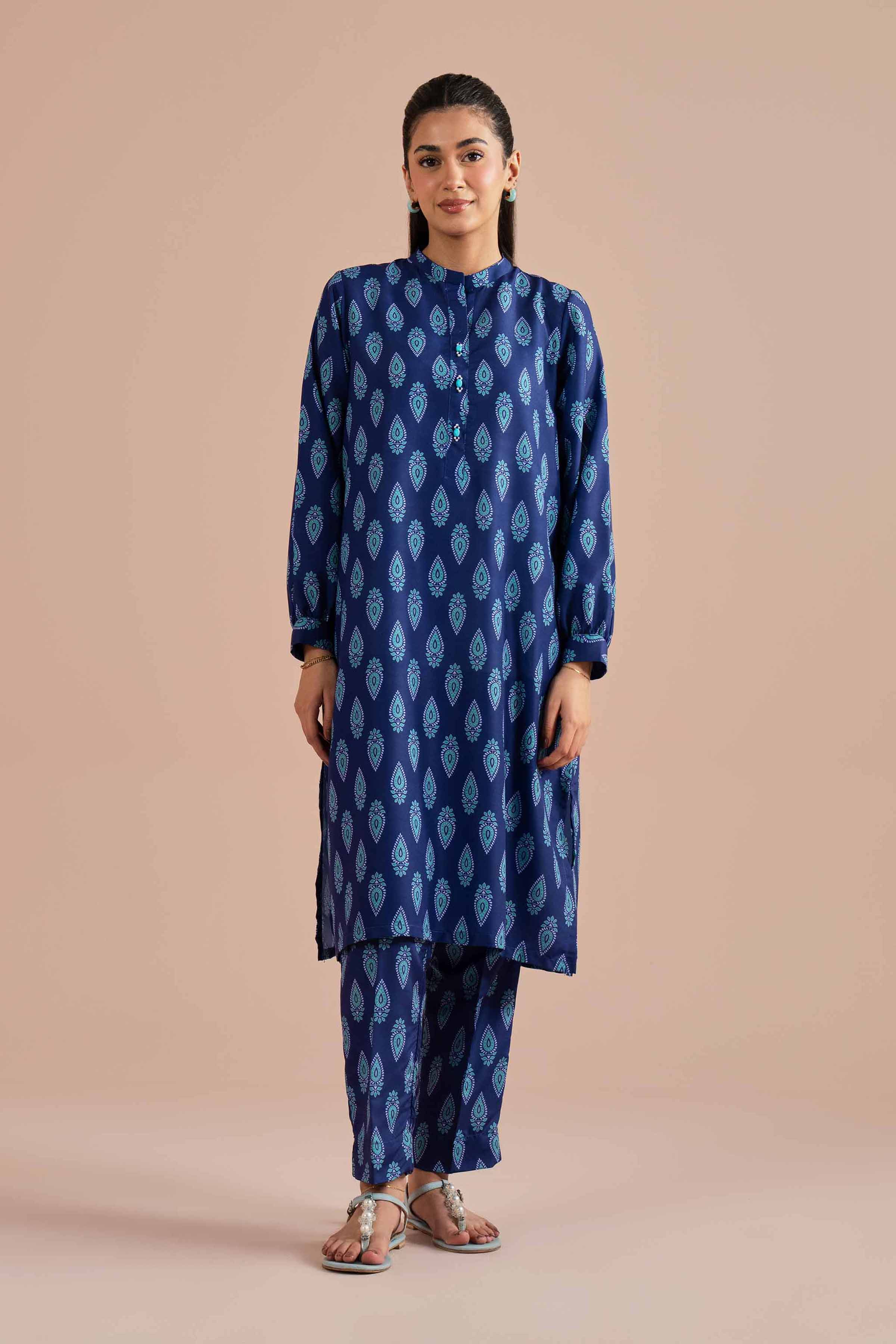 2 Piece - Printed Suit - PE26-17 for Women - Pret Collection | Nishat | Shop Online