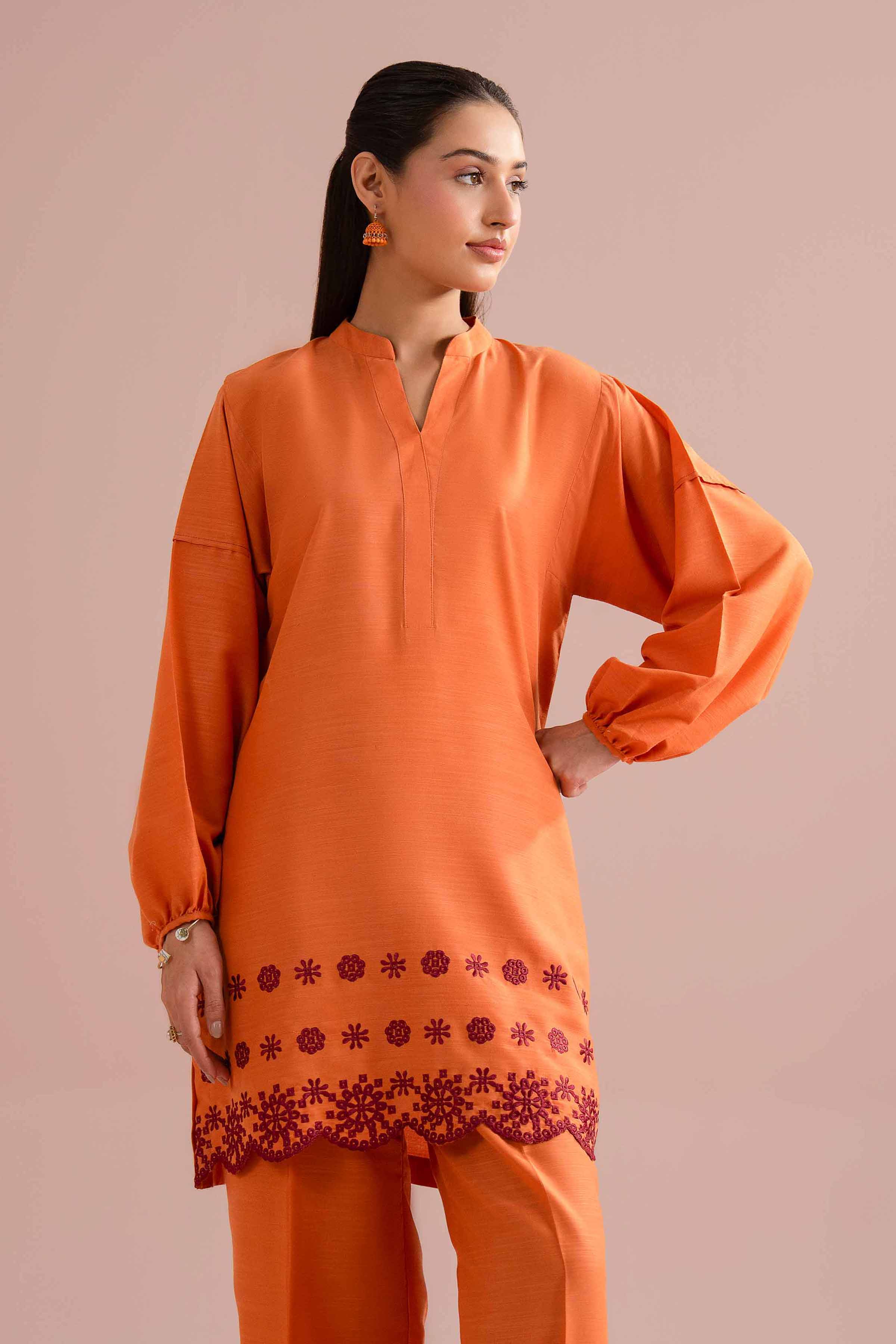 2 Piece - Embroidered Suit - PE26-171