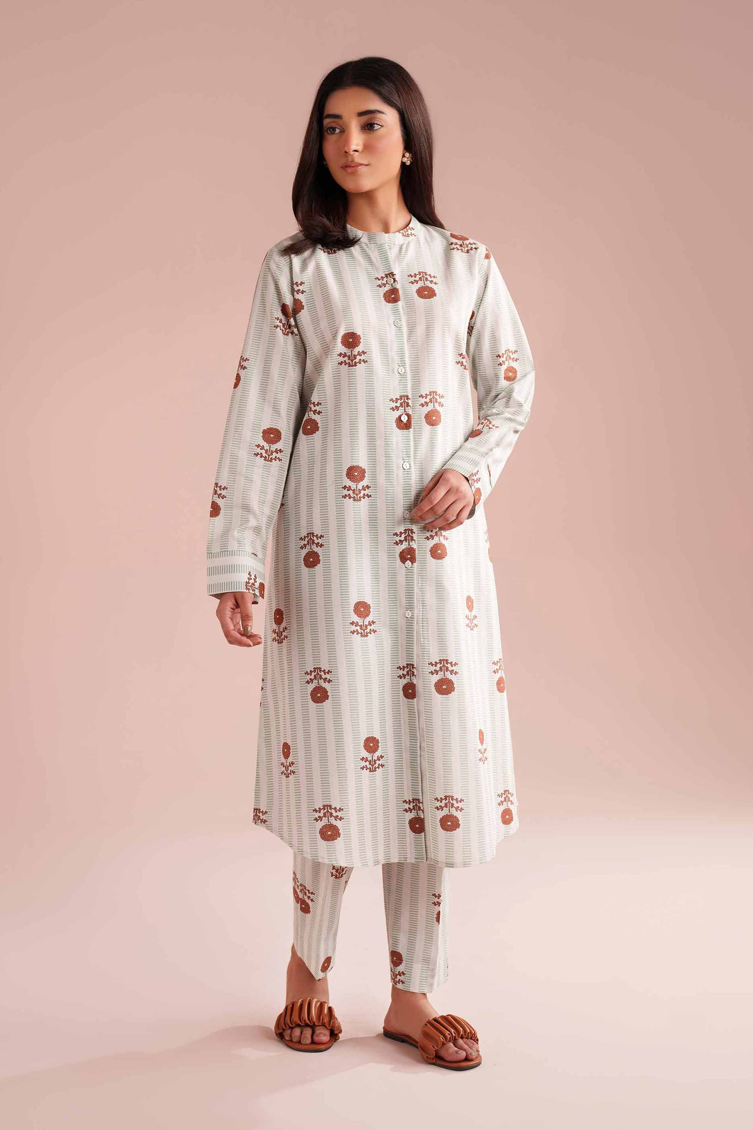 2 Piece - Printed Suit - PE26-179 for Women - Pret Collection | Nishat | Shop Online