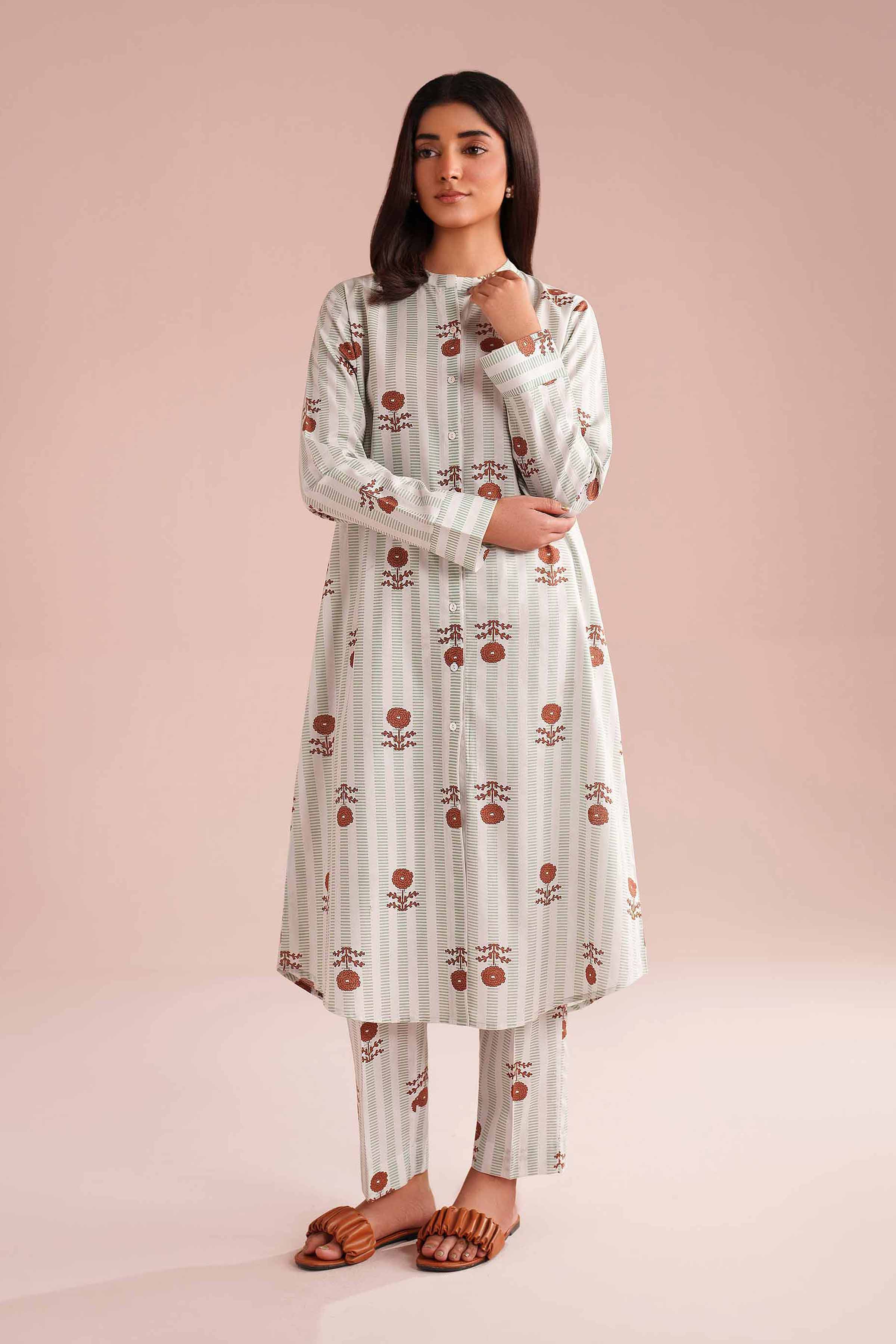 2 Piece - Printed Suit - PE26-179 for Women - Pret Collection | Nishat | Shop Online