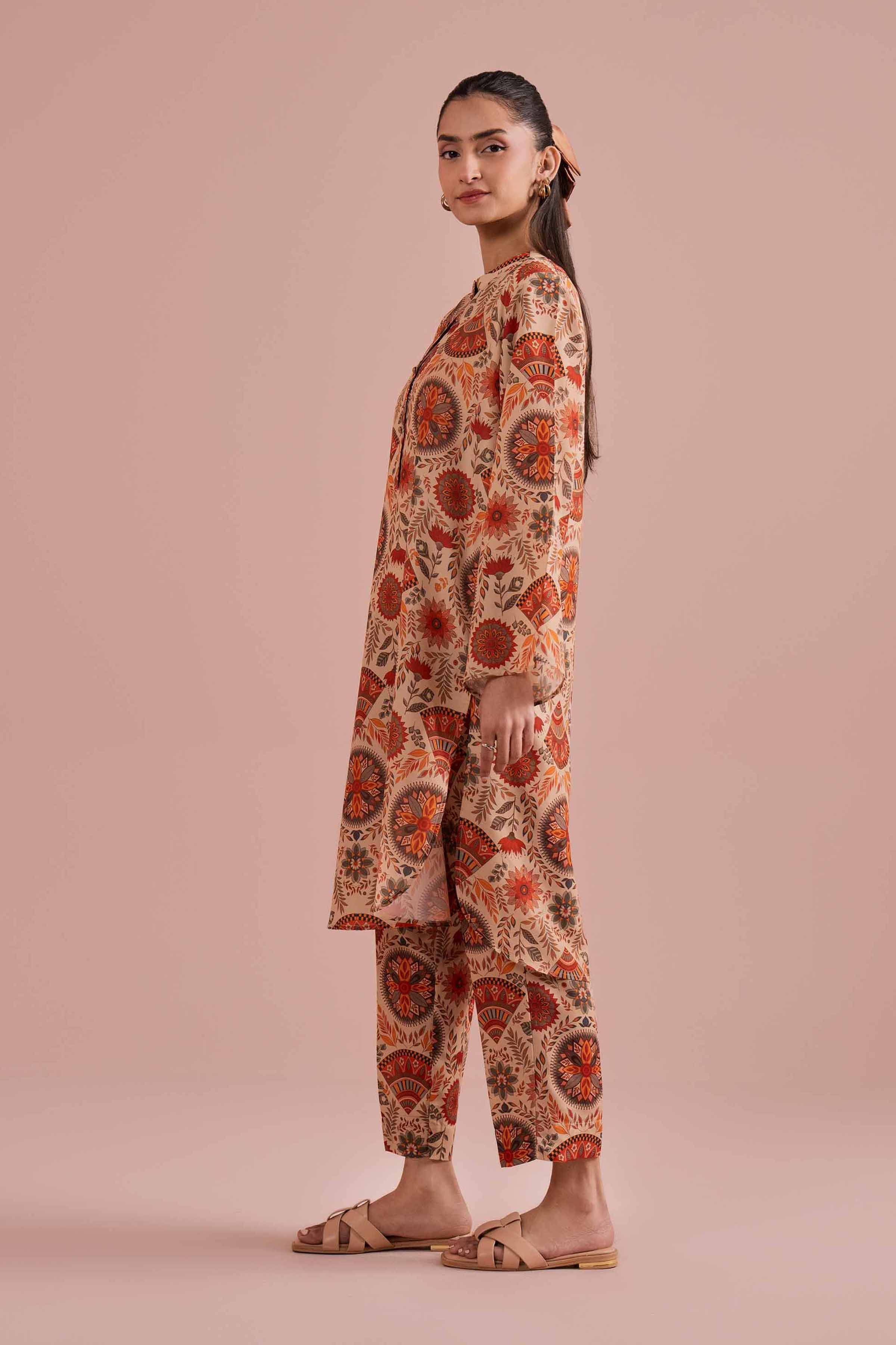 2 Piece - Printed Suit - PE26-18 for Women - Pret Collection | Nishat | Shop Online