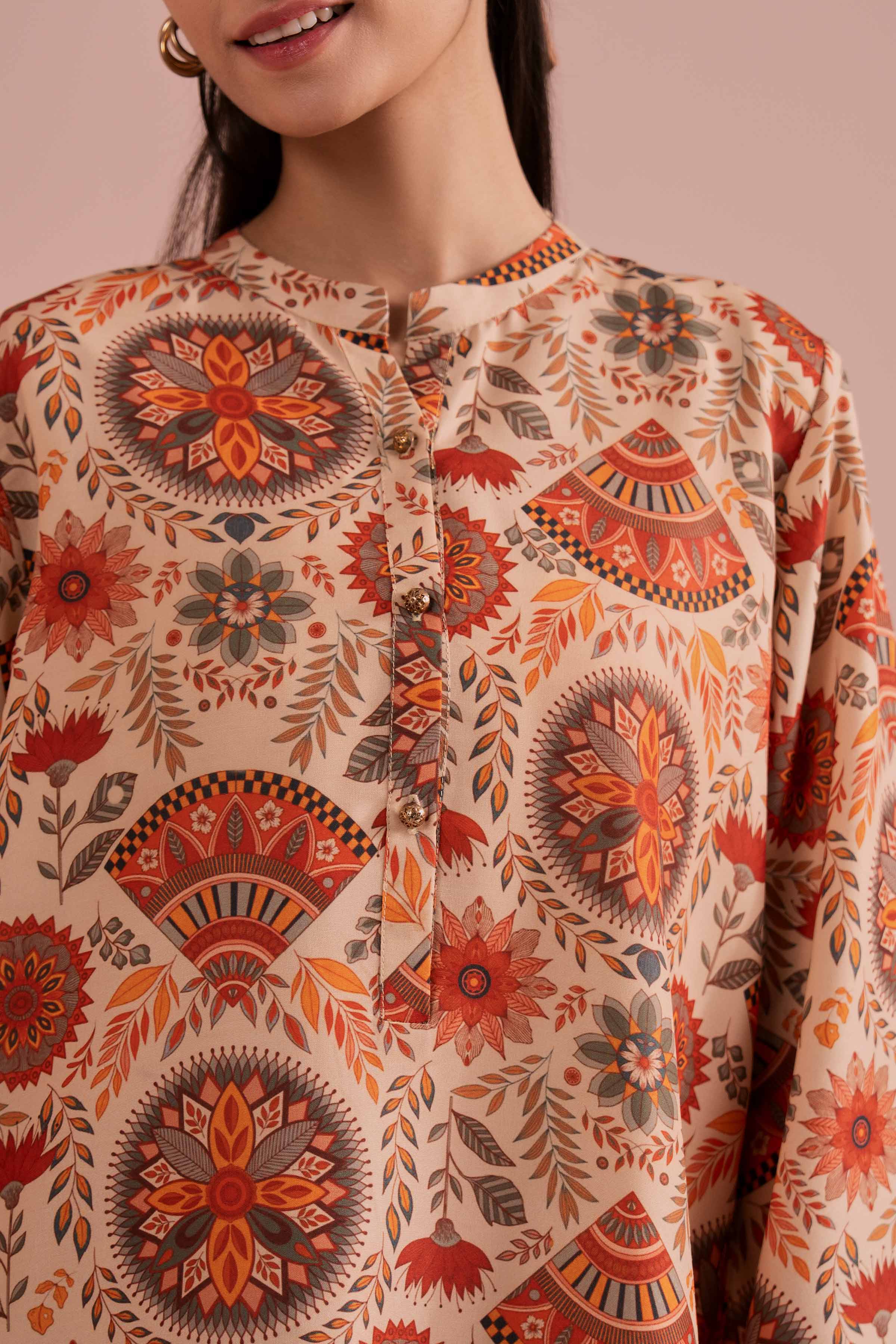 2 Piece - Printed Suit - PE26-18 for Women - Pret Collection | Nishat | Shop Online