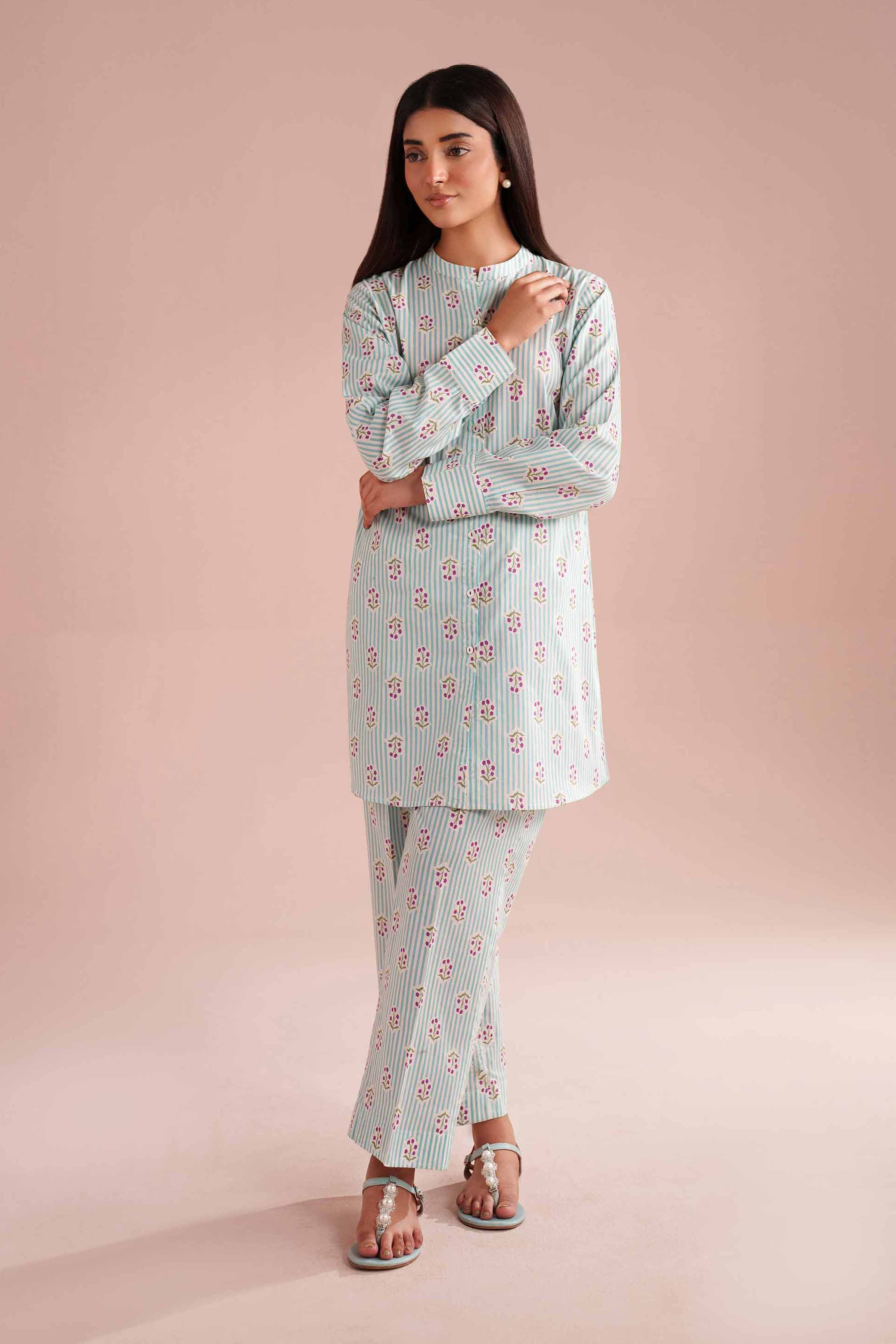 2 Piece - Printed Suit - PE26-183 for Women - Pret Collection | Nishat | Shop Online
