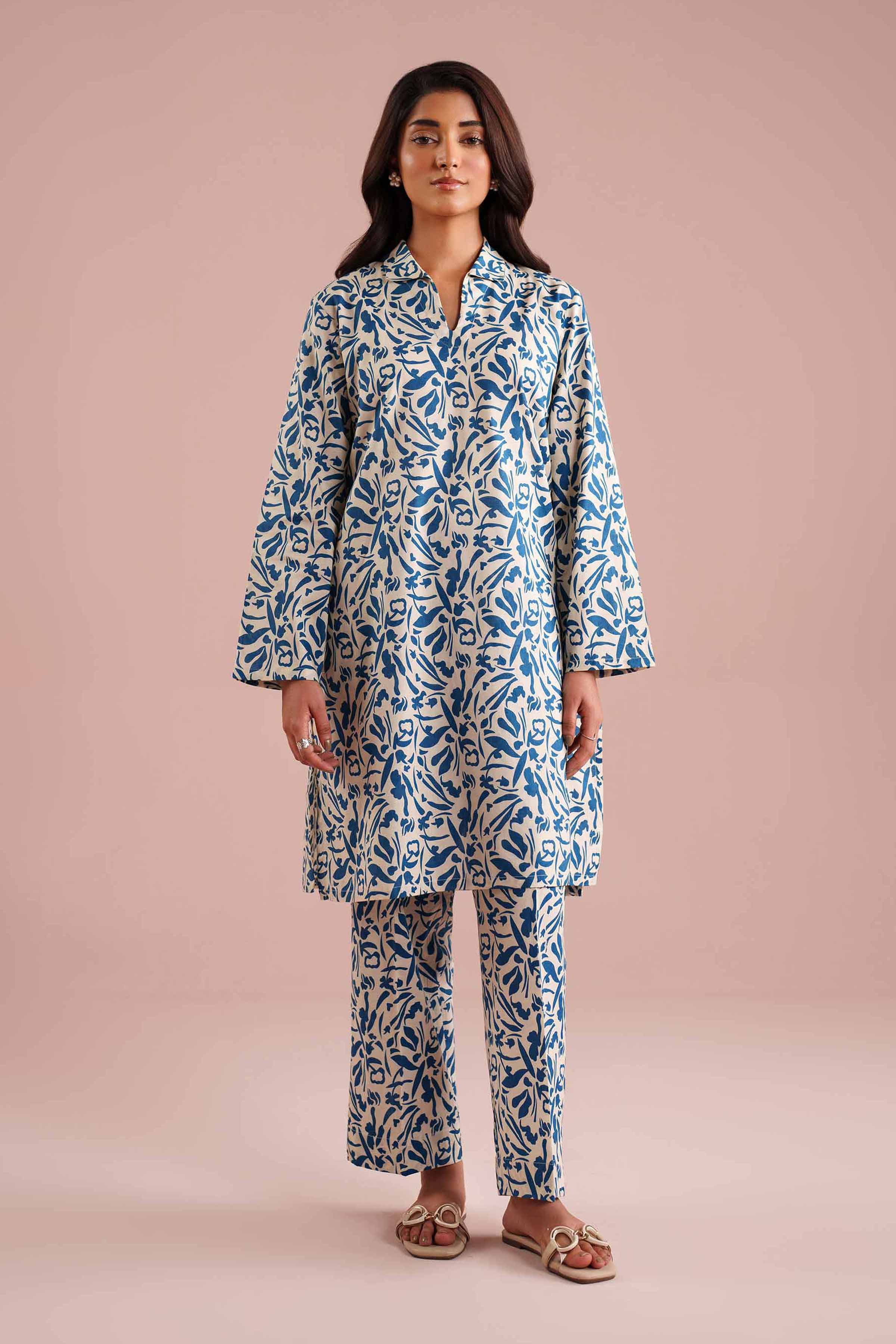 2 Piece - Printed Suit - PE26-184 for Women - Pret Collection | Nishat | Shop Online